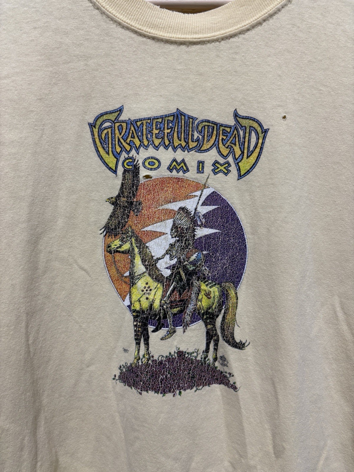 Vintage Grateful Dead Comix Volume 2 #2 T Shirt Medium/large Tim Truman Artwork