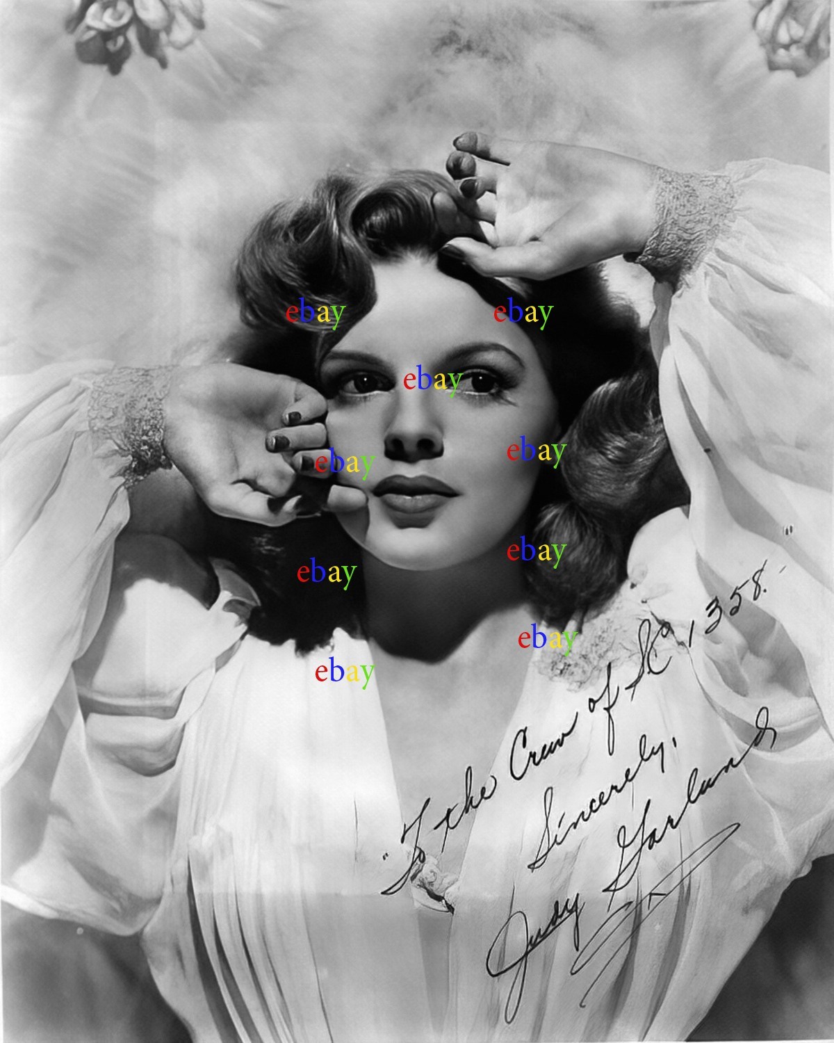 Judy Garland Wizard of Ozz Autographed Signed 8×10 Photo Reprint