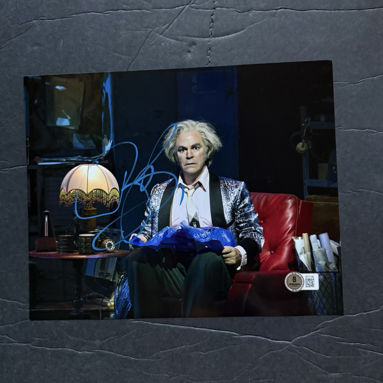 Roger Bart Signed Back To The Future Doc Brown Broadway 8×10 Photo Beckett BAS B