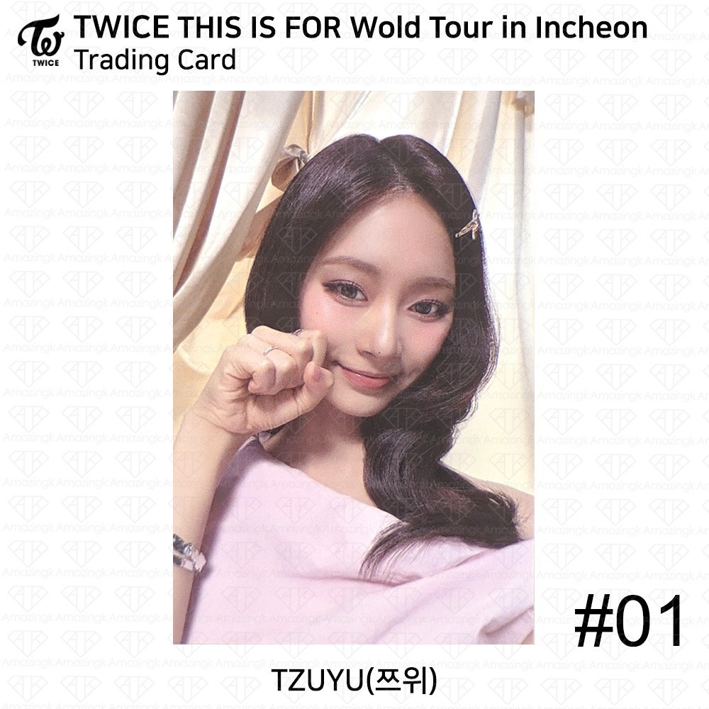 TWICE THIS IS FOR World Tour In INCHEON Trading Card KPOP K-POP MOMO SANA MINA