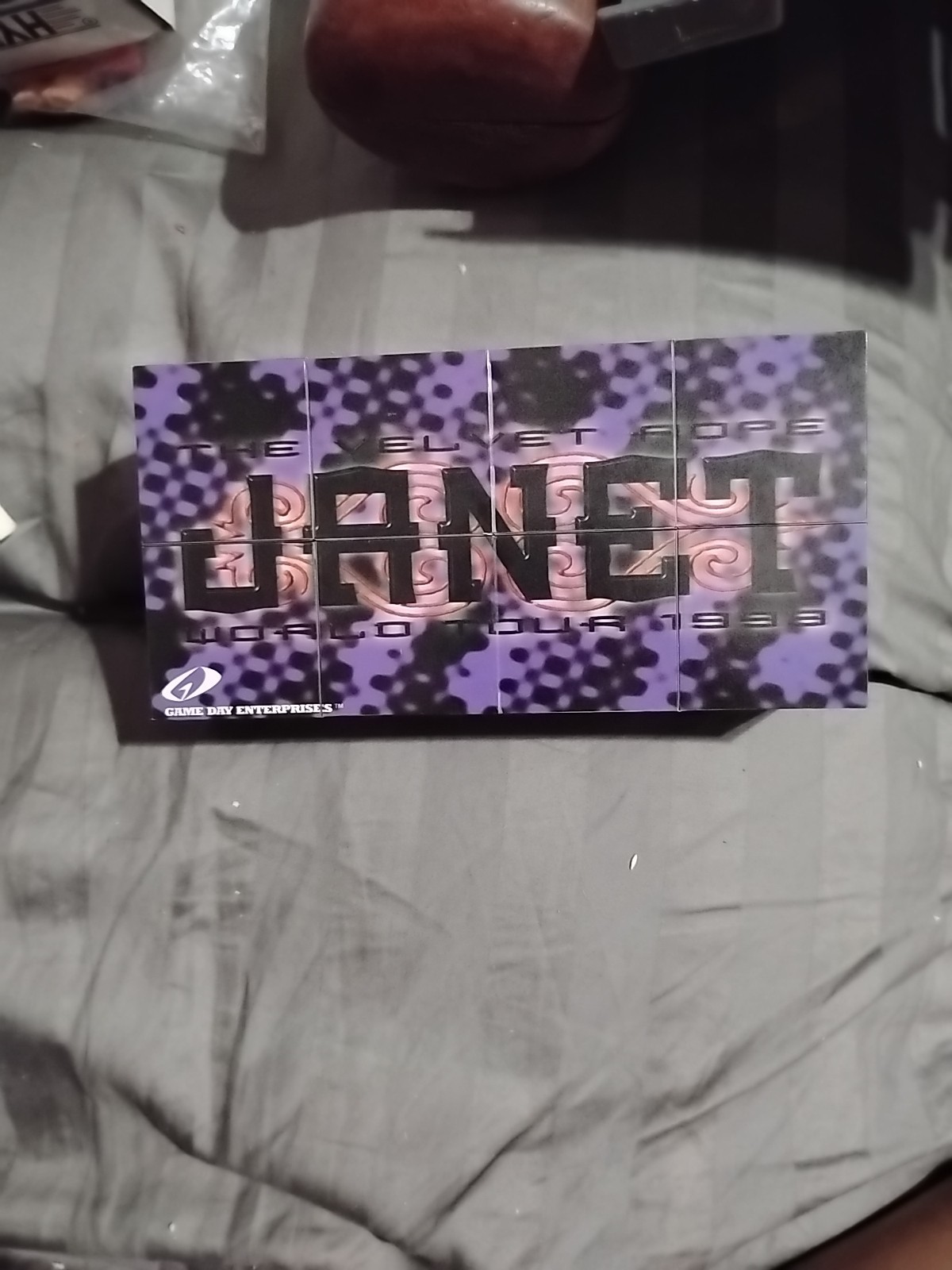 Janet Jackson Velvet Rope Tour Merchandise Pro Cube Game Day Enterprises 98 1999