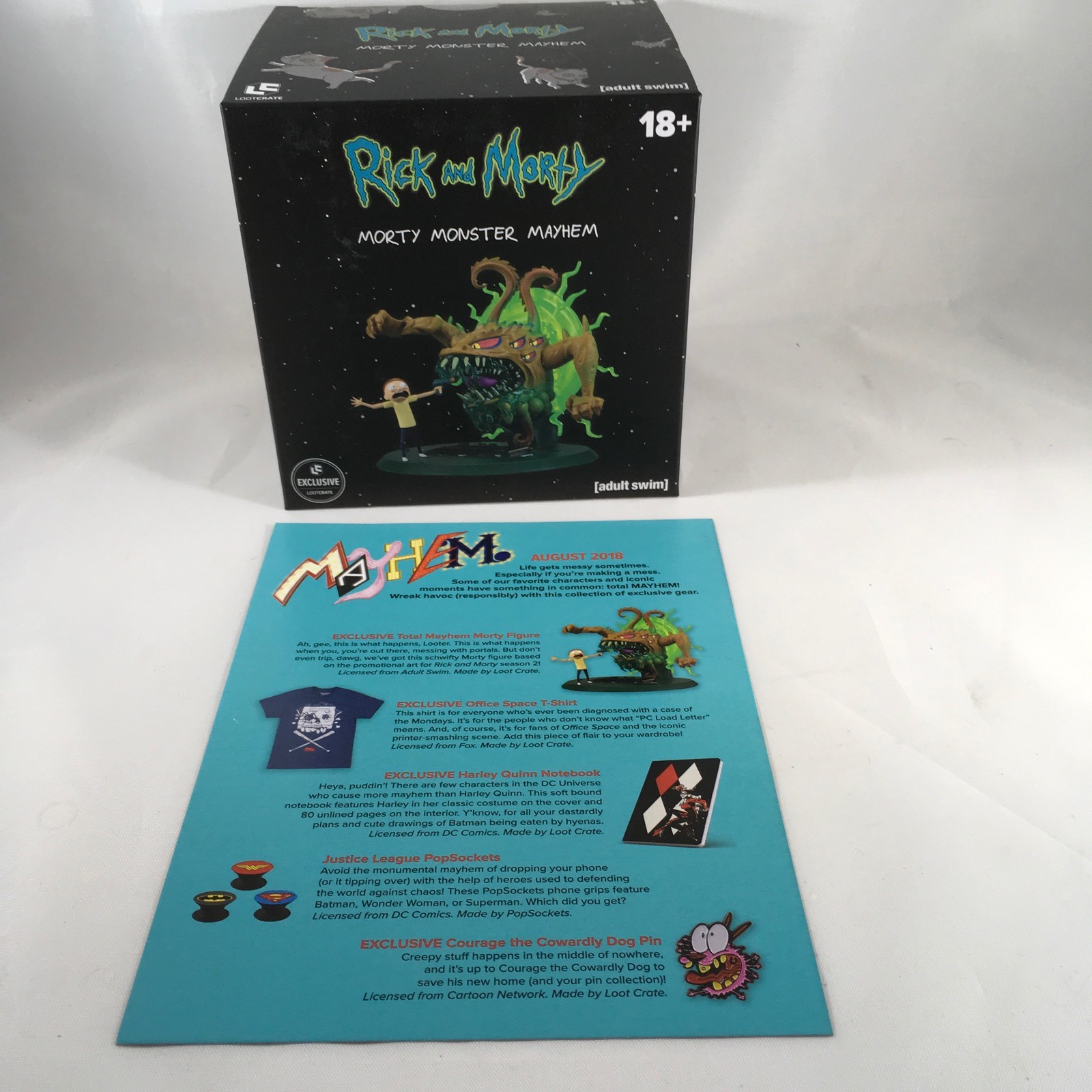 Rick And Morty Monster Mayhem Figure Adult Swim Loot Crate Exclusive