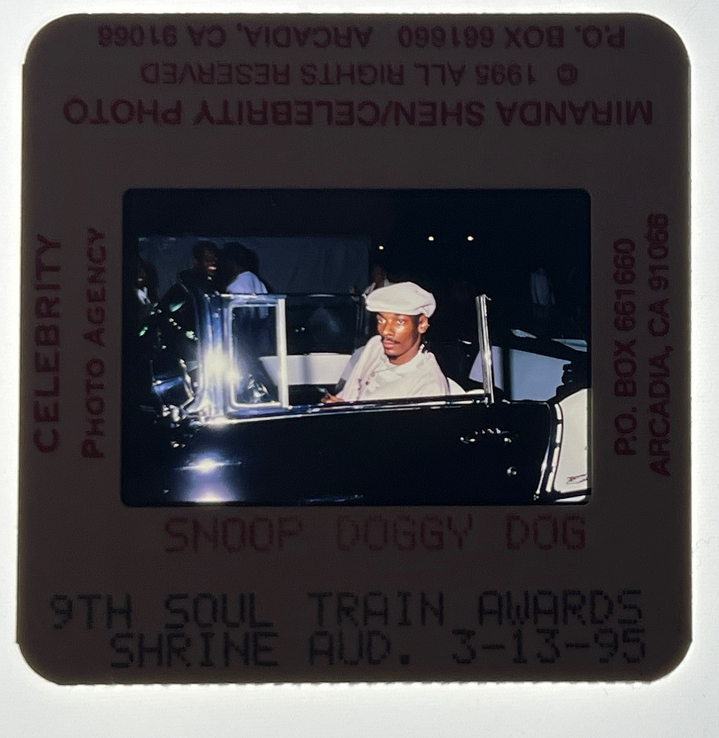 Snoop Dog Vintage Photo 35mm slide transparency #229 “Soul Train Awards 1995”