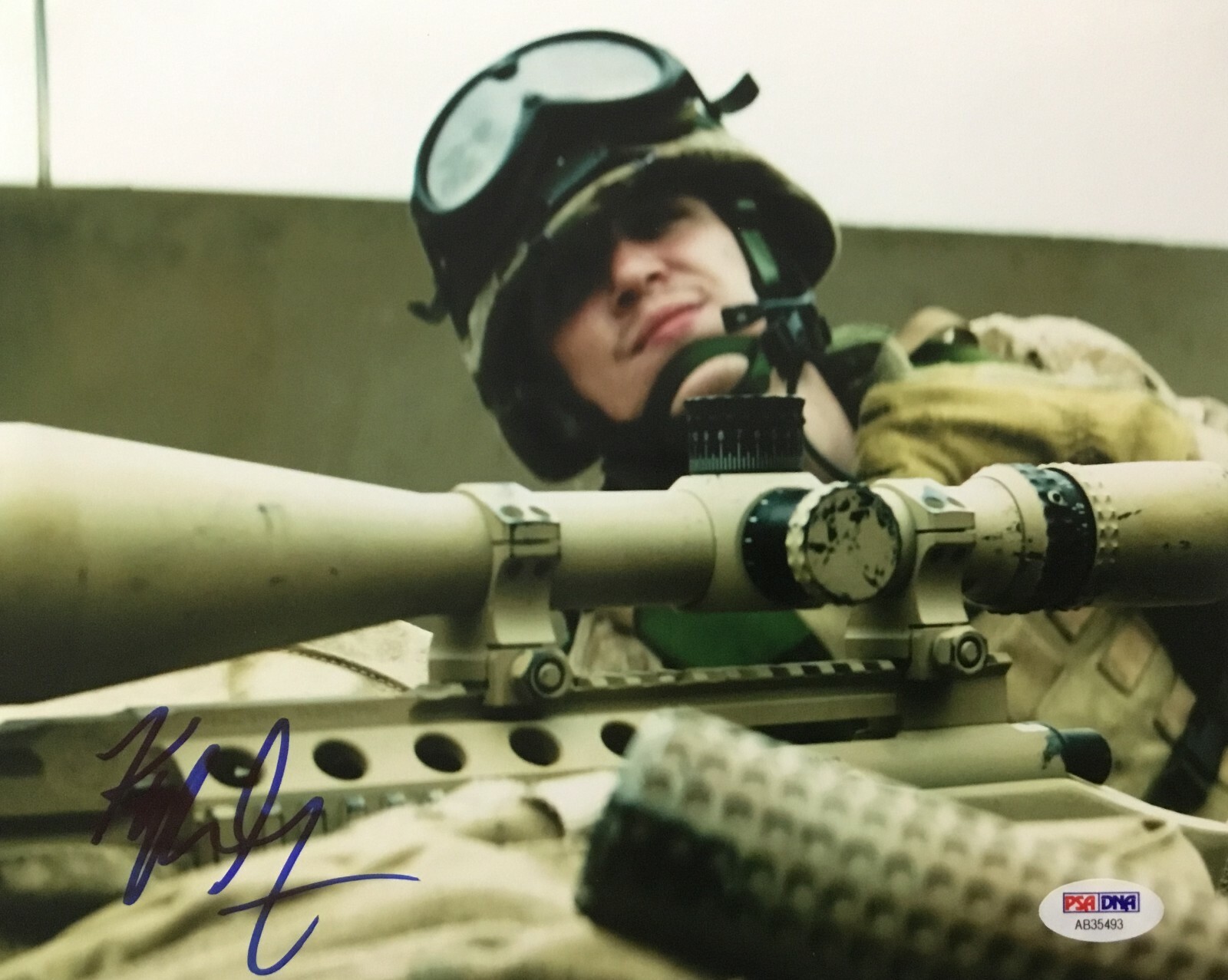 KYLE GALLNER American Sniper Signed Custom Framed PHOTO PSA/DNA COA