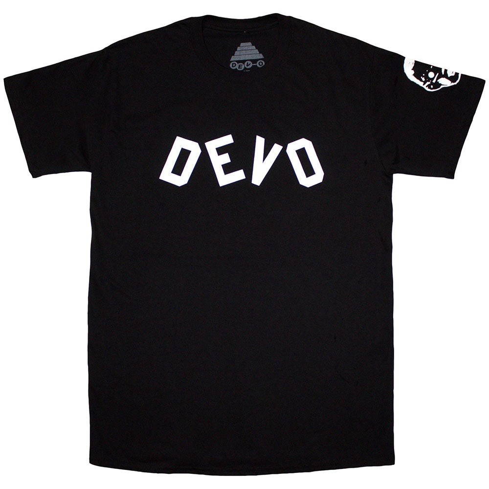 Official Devo Booji Boy Black Regular Fit Crew Neck T-Shirt – Small