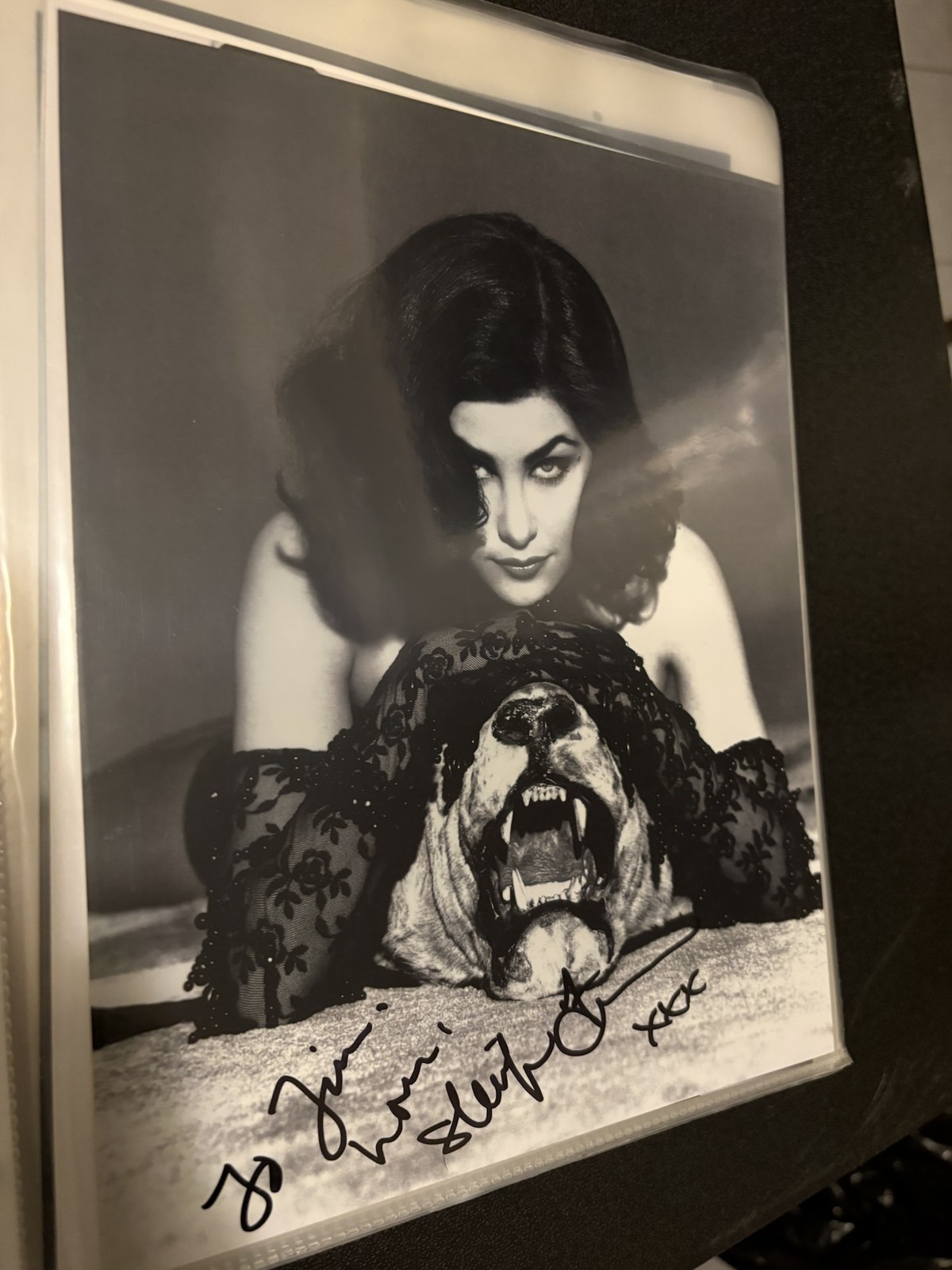 Sherilyn Fenn Autographed Photo Twin Peaks Audrey Horne Signed Inscribed B&W