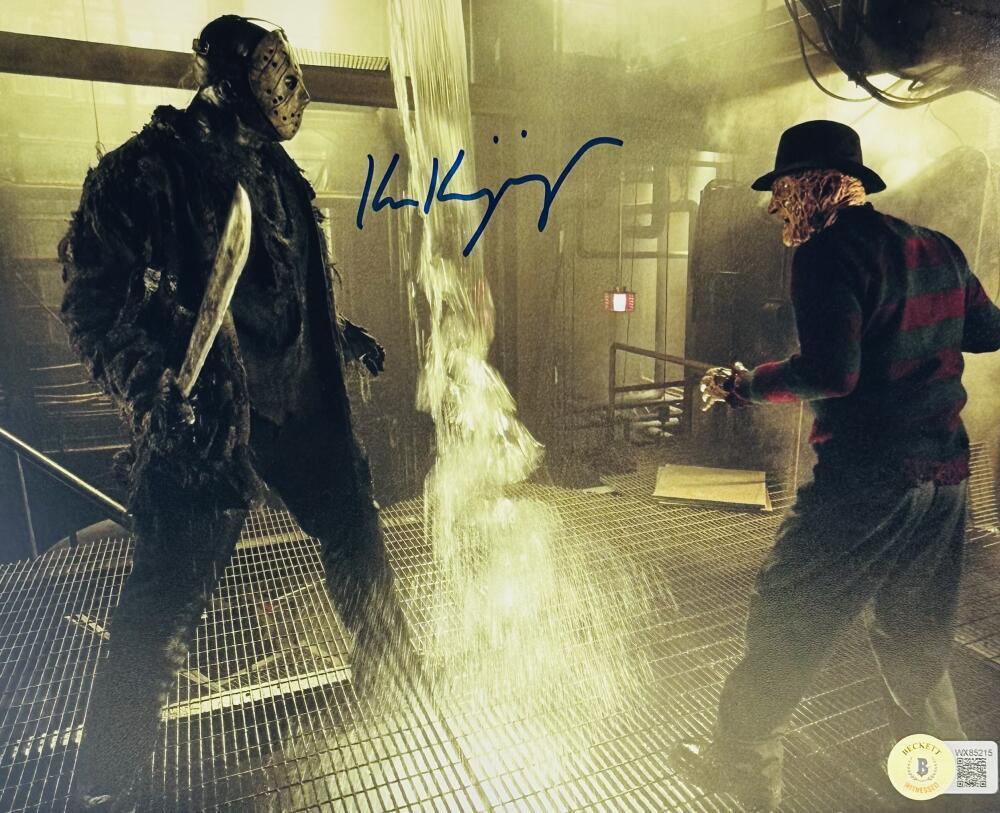 KEN KIRZINGER FRIDAY THE 13TH SIGNED 8X10 PHOTO JASON VOORHEES AUTOGRAPH BAS 215