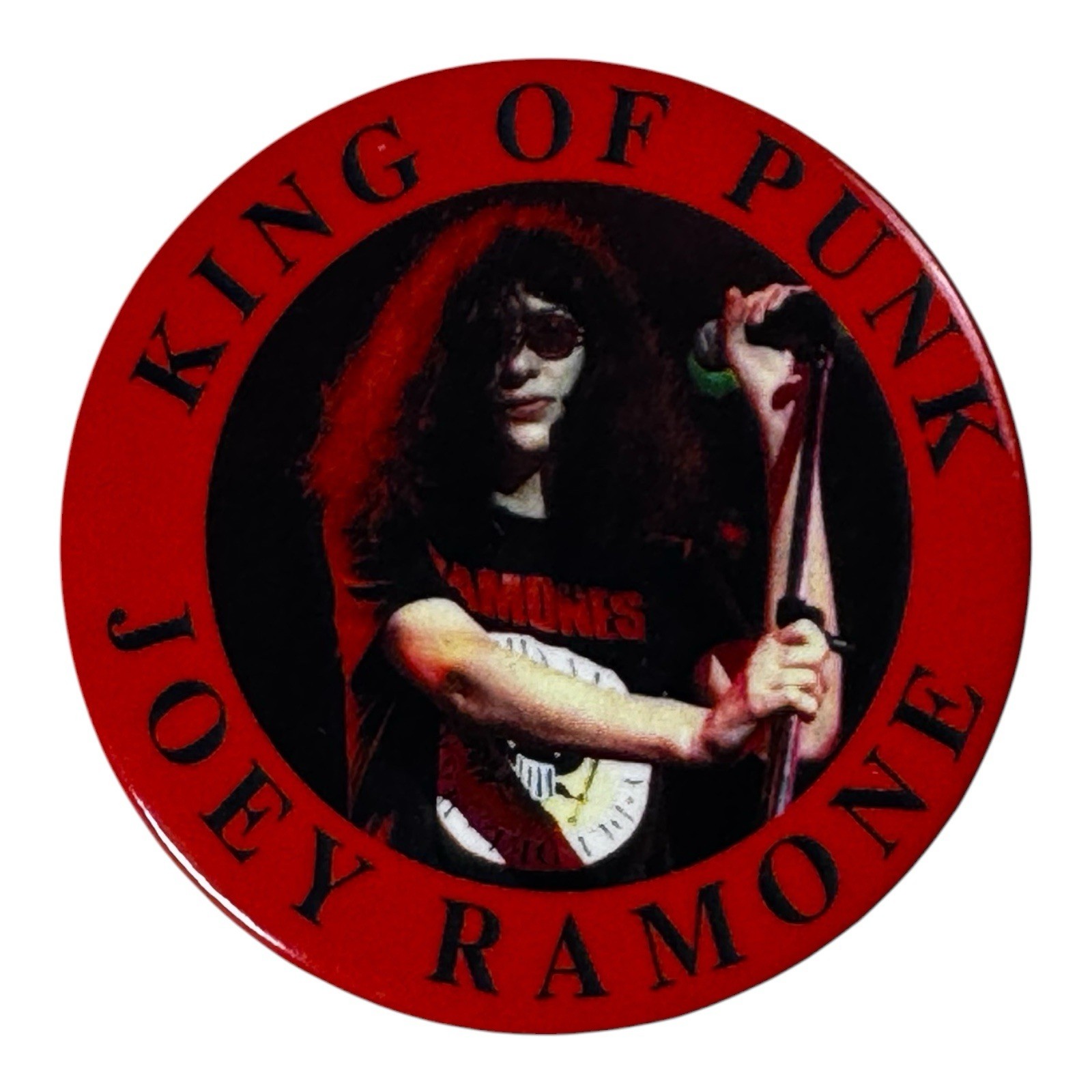 Vintage Ramones Pinback Button Joey Ramone 2001 Birthday Bash Attendee Exclusive