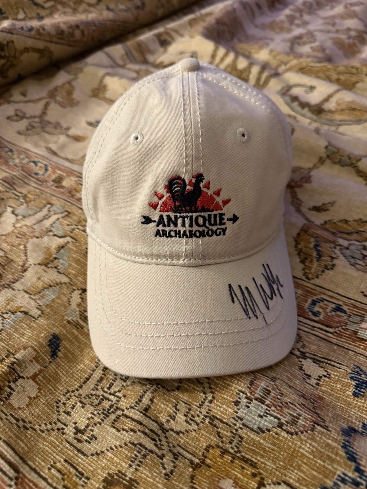 Mike Wolfe American Pickers Antique Archaeology Signed Autograph Hat Cap