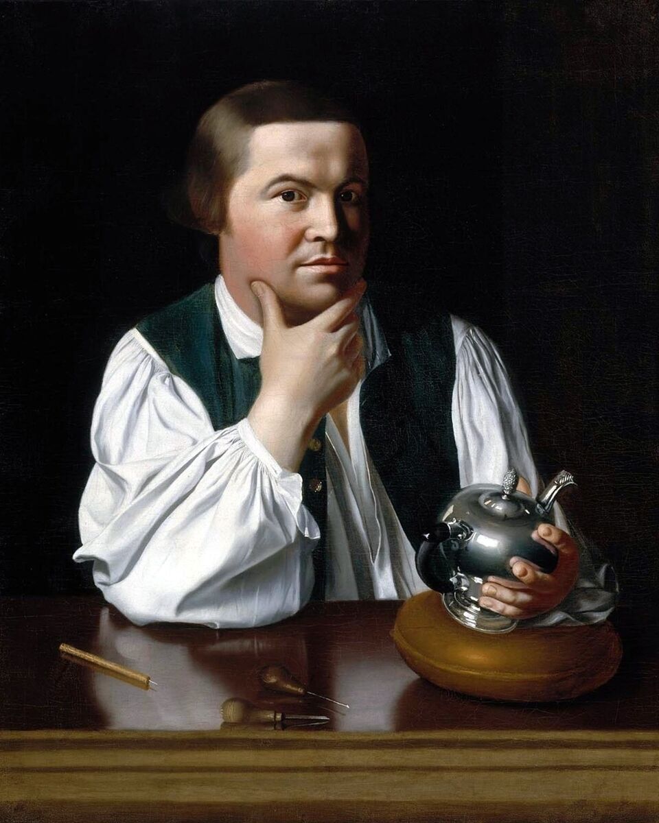Portrait of American Revolutionary War Patriot Paul Revere 8×10 Picture Celebrit