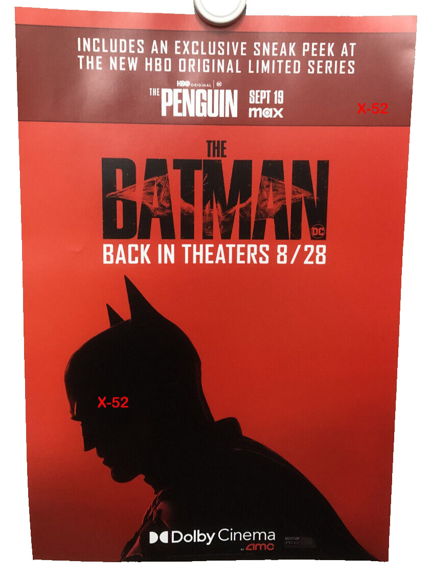 The Batman 2024 Penguin HBO TV Limited Series Promo Poster AMC Robert Pattinson