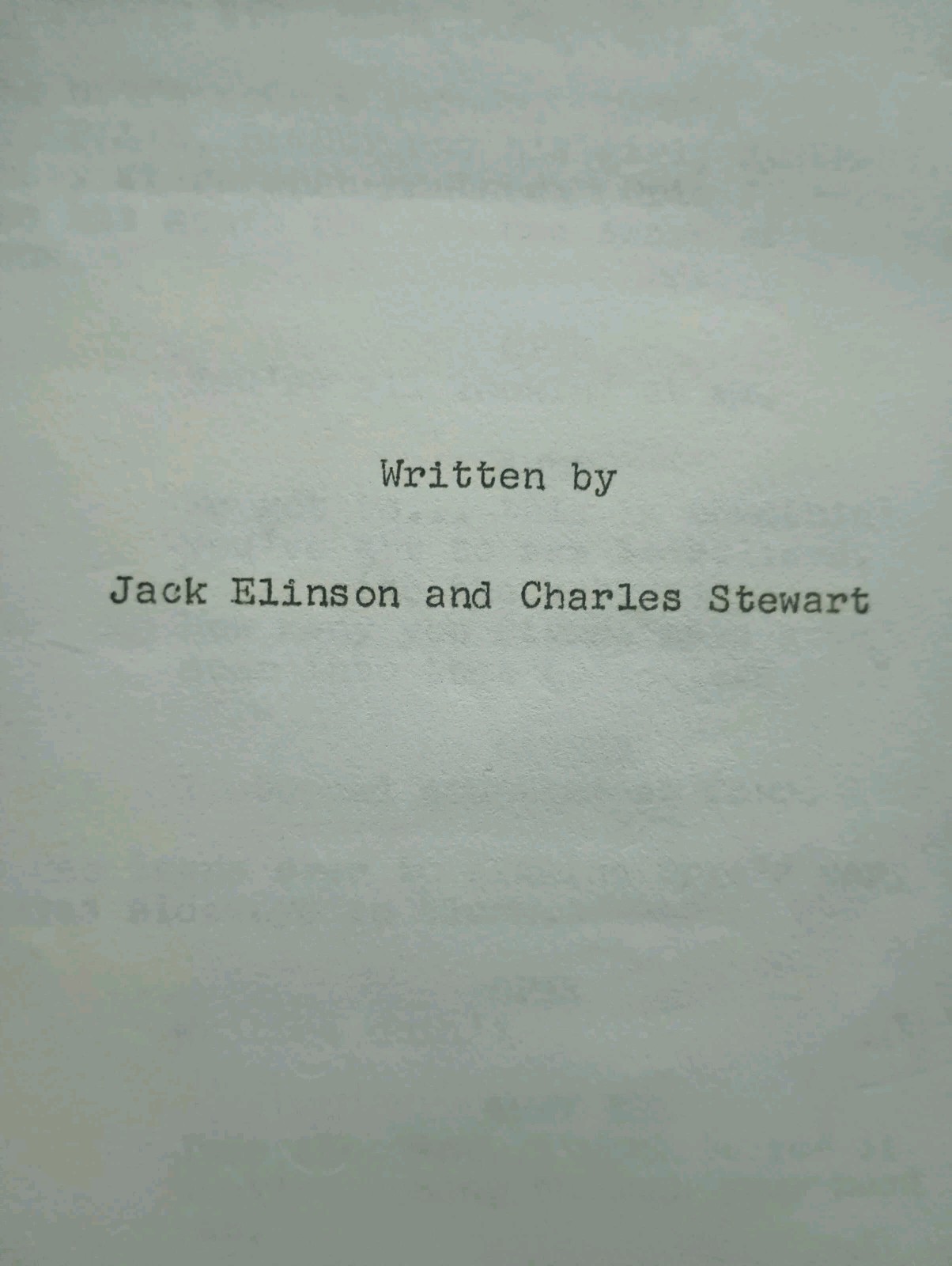Original ANDY GRIFFITH SHOW TV SCRIPT ‘Ellie for Council’ + Handwritten Notes