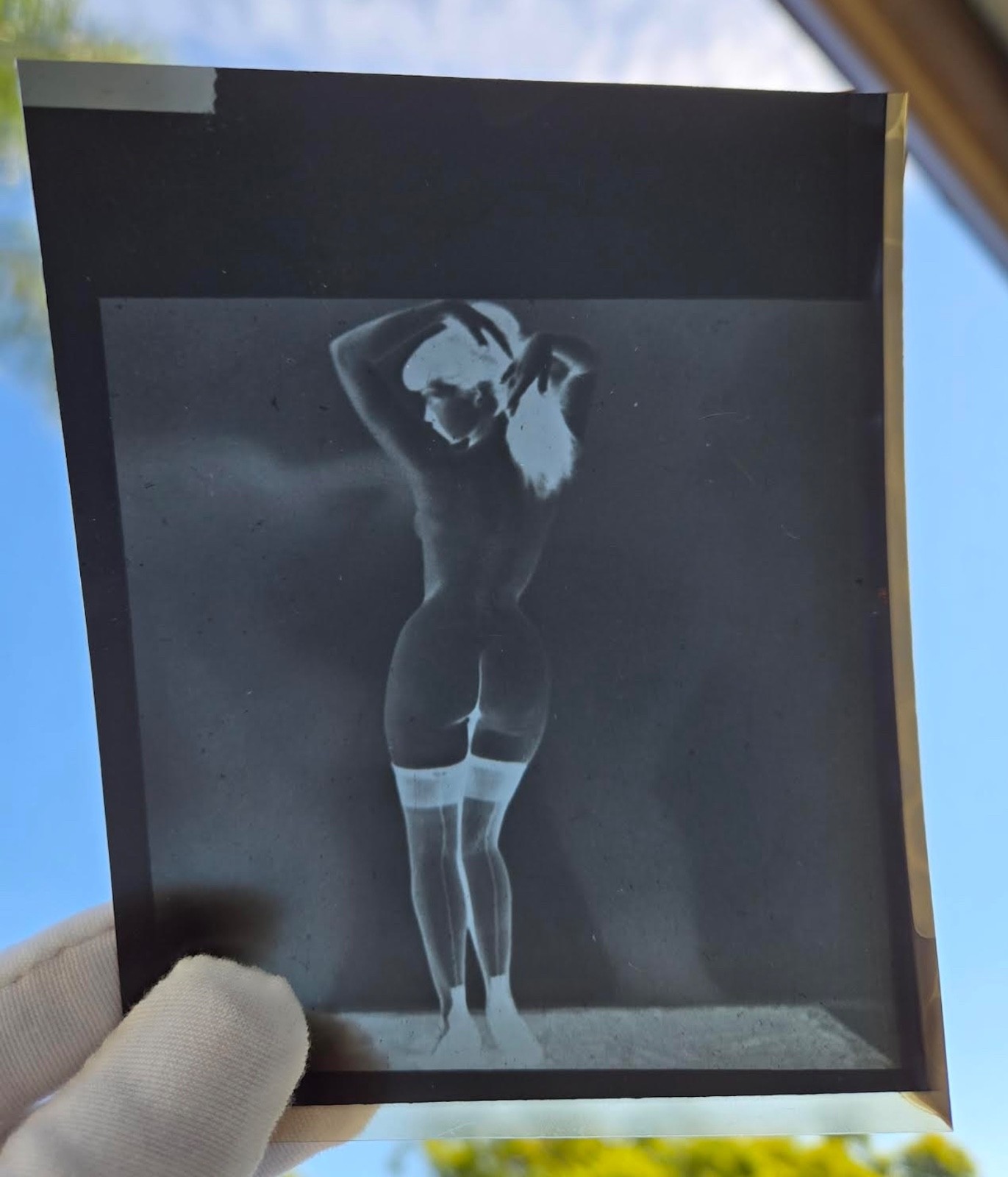 ORIGINAL C1959 VAMP ICON BETTIE PAGE NEGATIVE CASS CARR BUNNY YEAGER IRVING KLAW