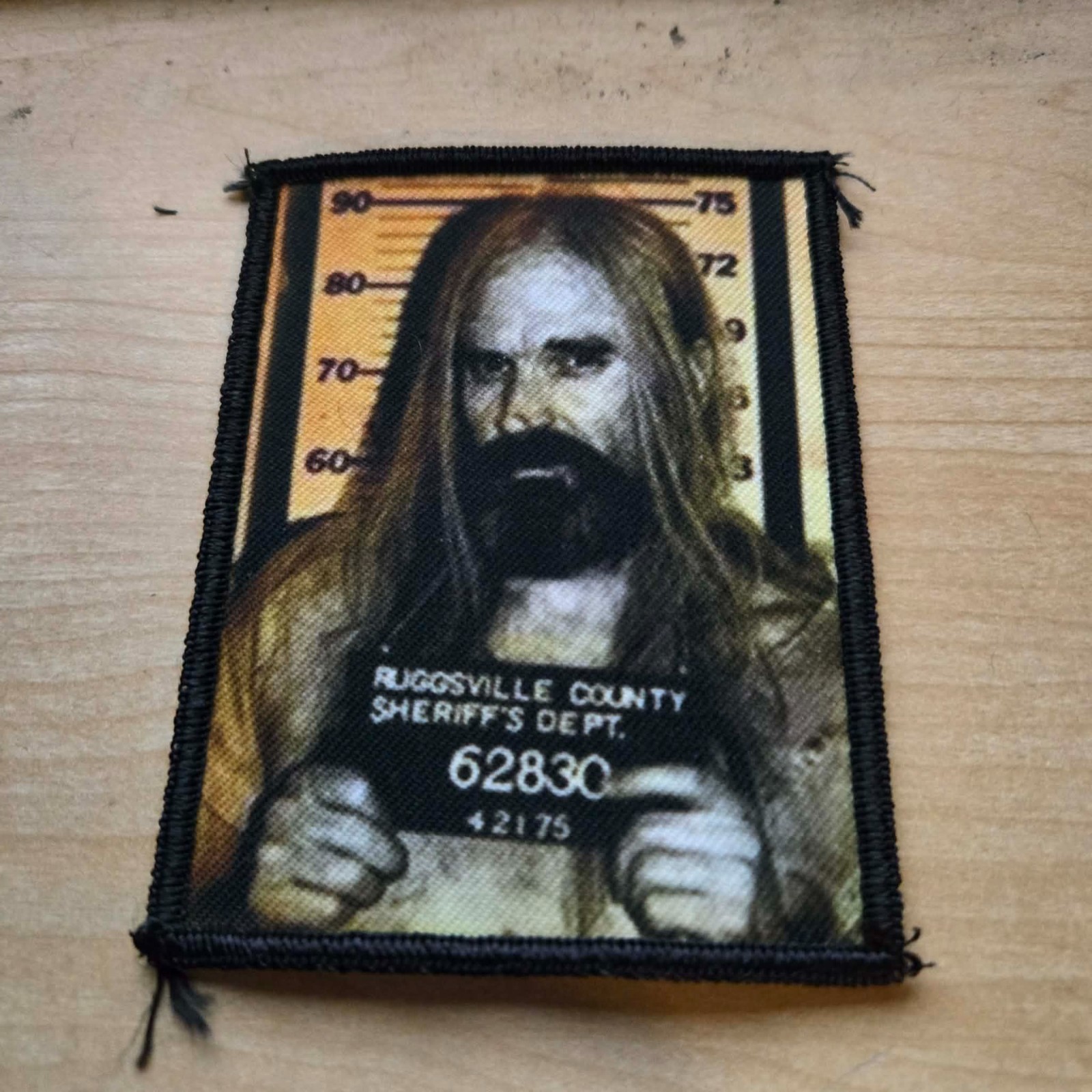 OTIS DRIFTWOOD MUGSHOT PATCH HOUSE OF 1000 CORPSES