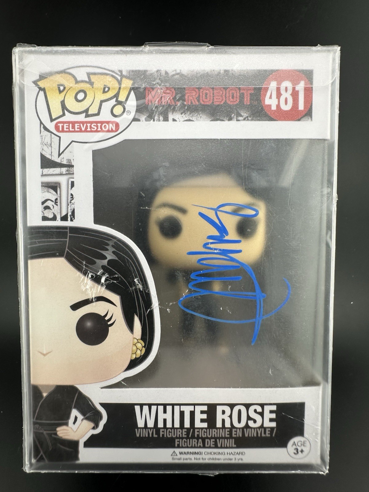 BD Wong Signed Mr. Robot White Rose Funko Pop #481 Autograph Figure Beckett COA