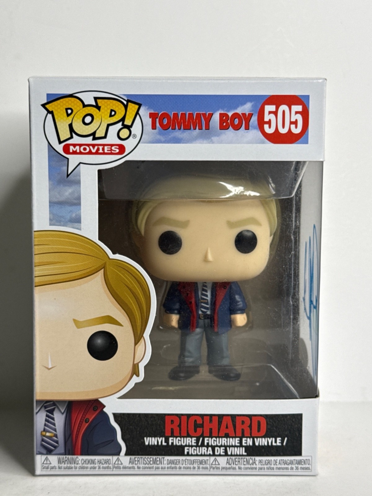David Spade Signed Tommy Boy Richard Funko #505 ‘Signature On The Side’ JSA