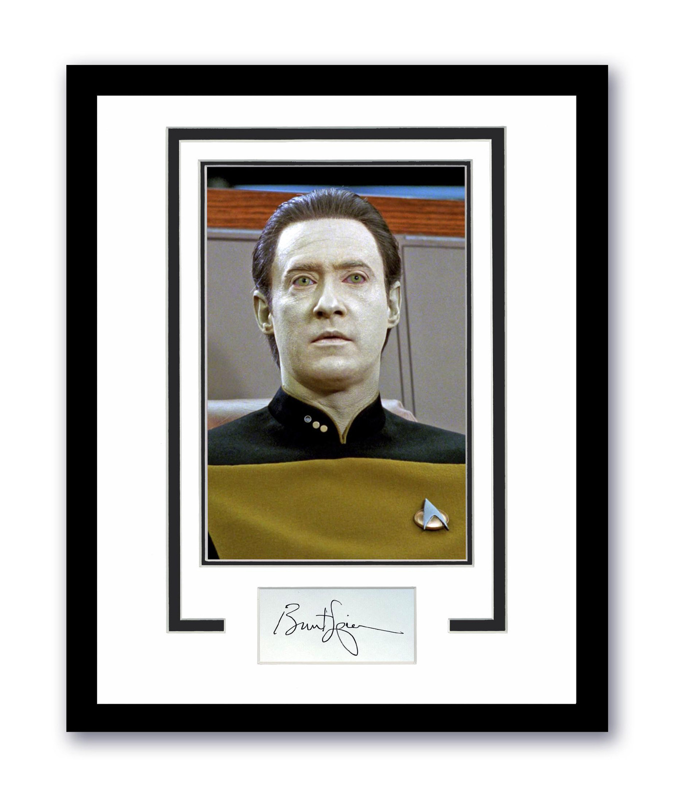 Star Trek Data Brent Spiner Autographed Signed 11×14 Framed Photo ACOA