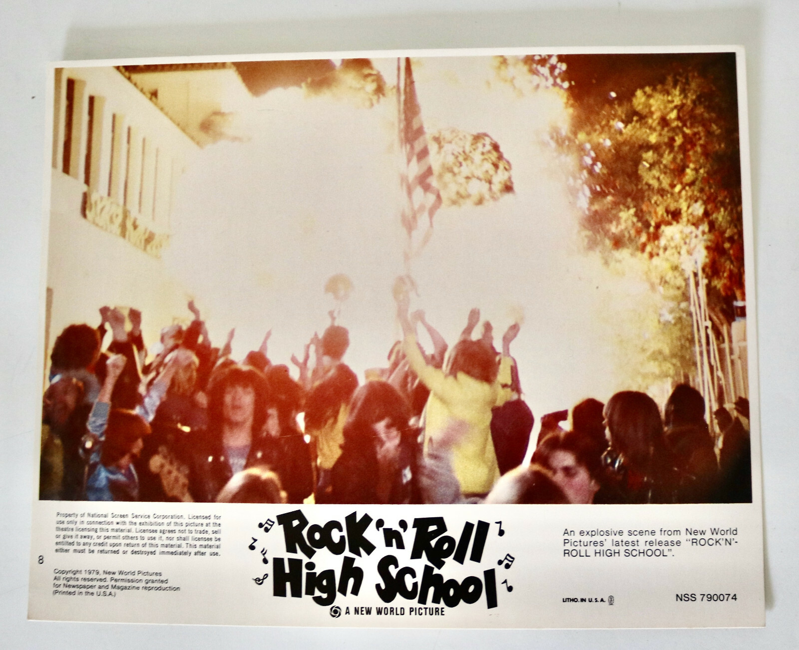 Rock ‘n’ Roll High School movie lobby card 1979 The Ramones 074