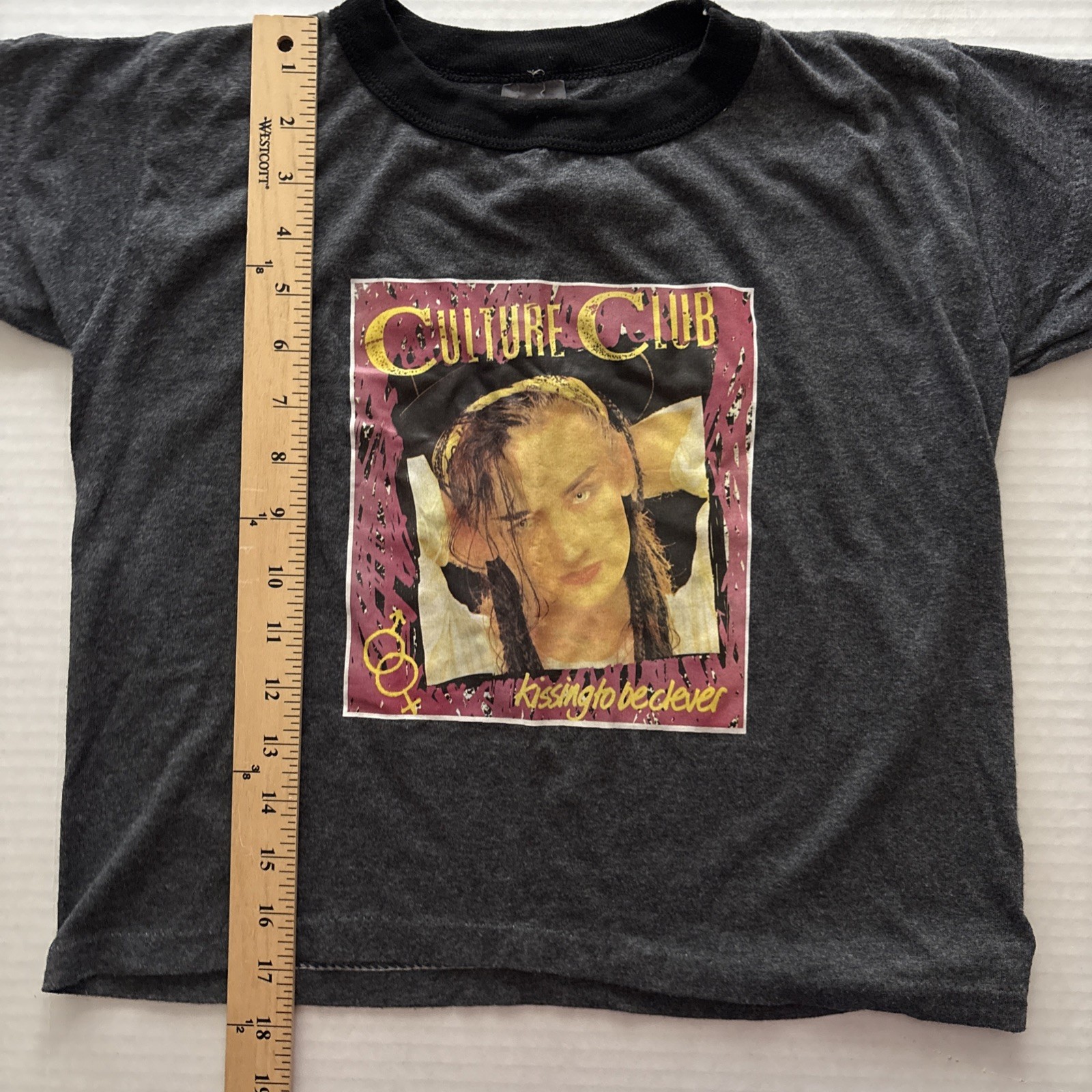 Vintage Culture Club Boy George T Shirt Please See Photos No Size Tag Kissing