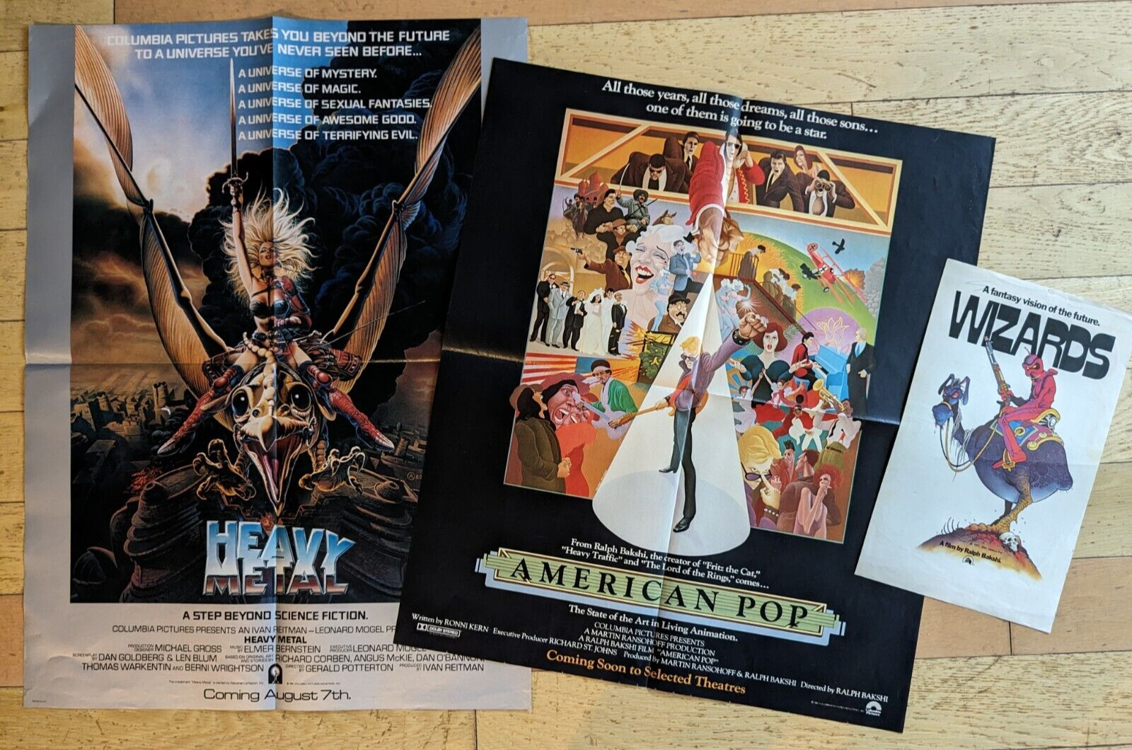 Movie Promo Posters: Animated gems Heavy Metal, American Pop, Wizards + more!