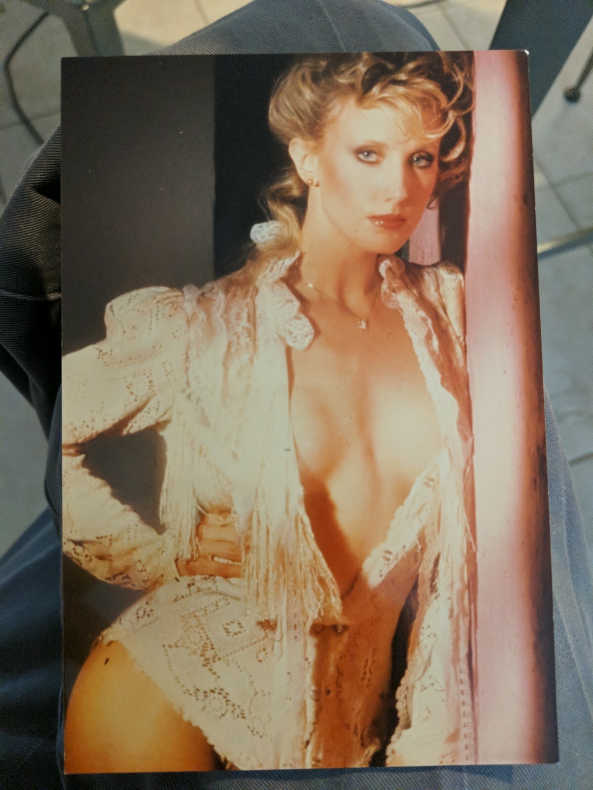 Morgan Fairchild SEXY Lingerie 3X5 Color Glossy Photo