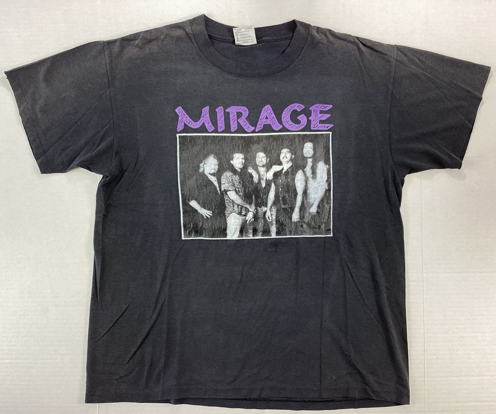 Vintage Mirage 94-95 Tour Shirt Gira Latin Hard Rock AOR Mexican Angel Ardiente