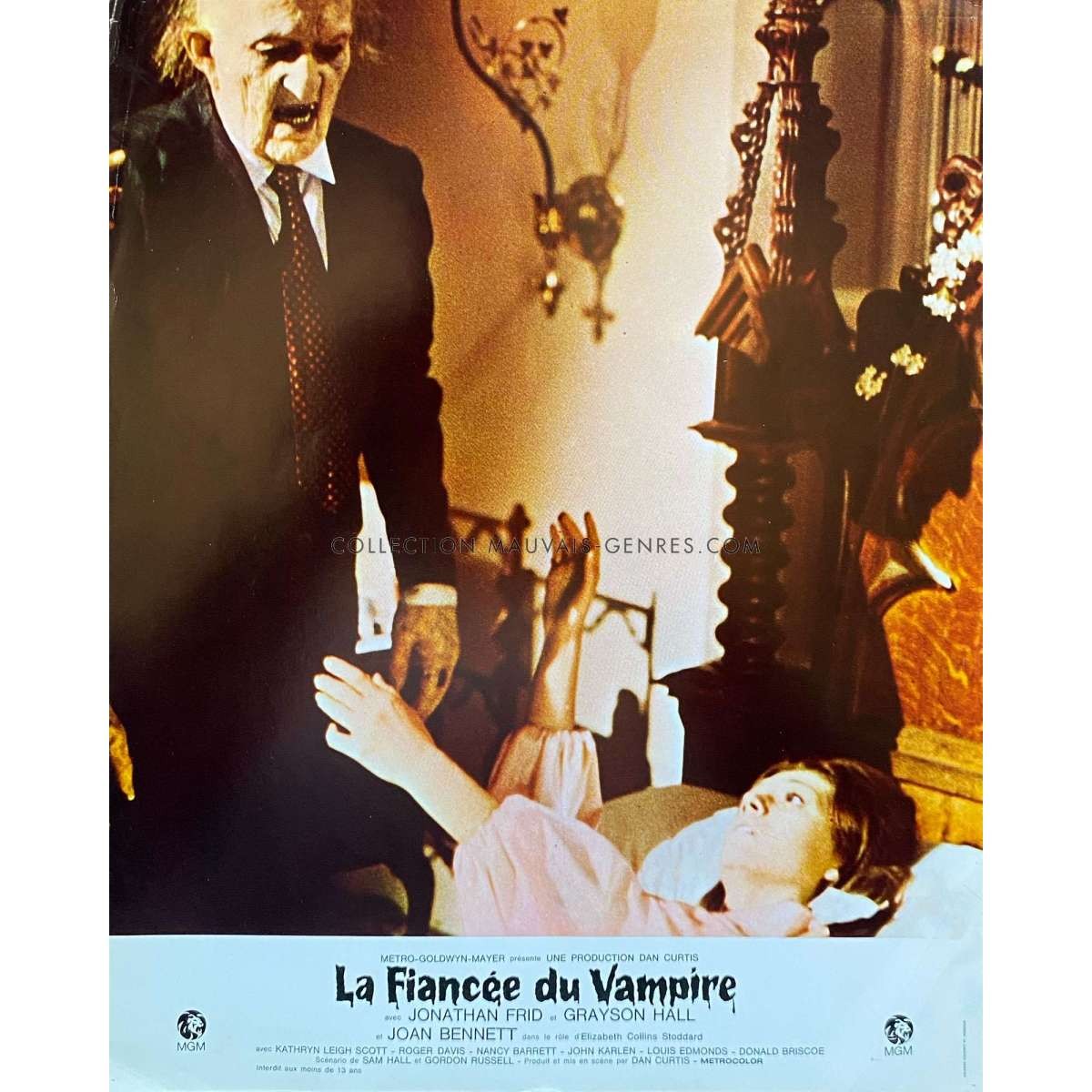 HOUSE OF DARK SHADOWS French Lobby Card N04 – 9×12 in. – 1970 – Dan Curtis, Jona