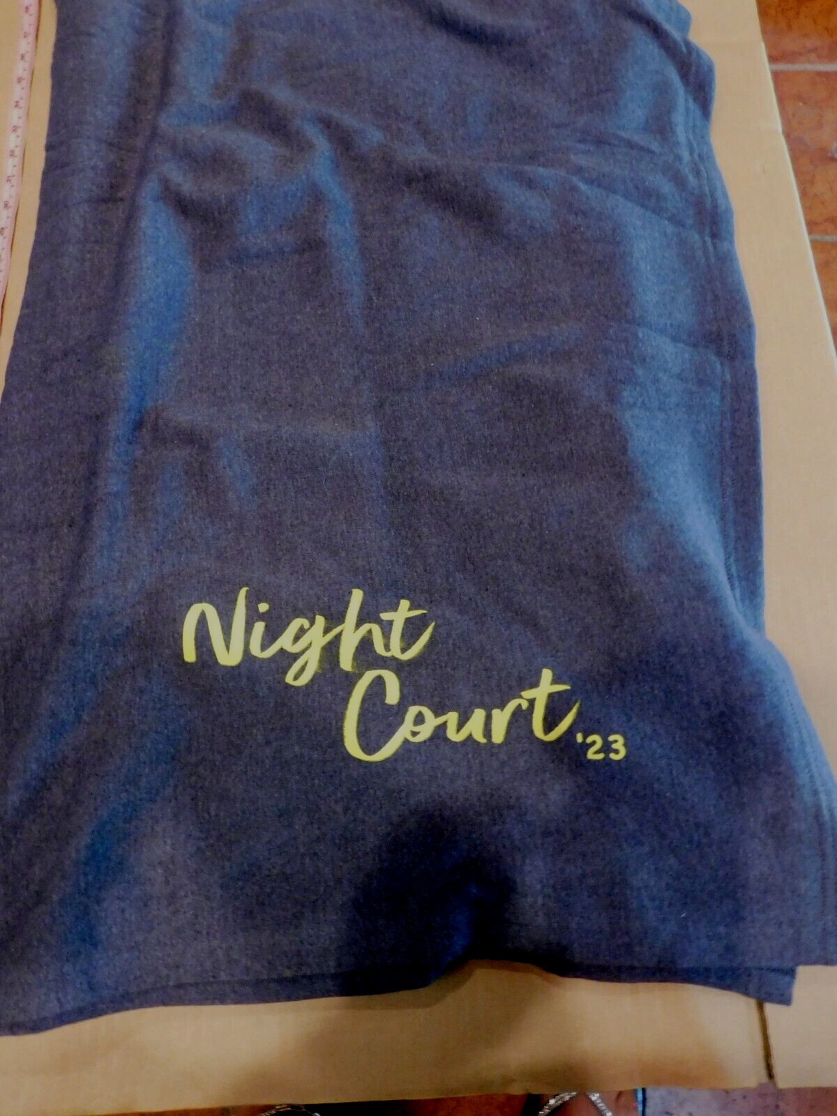 Night Court 2023 Sitcom John Larroquette Cast Thank You Gift Approx. 81×84 B7