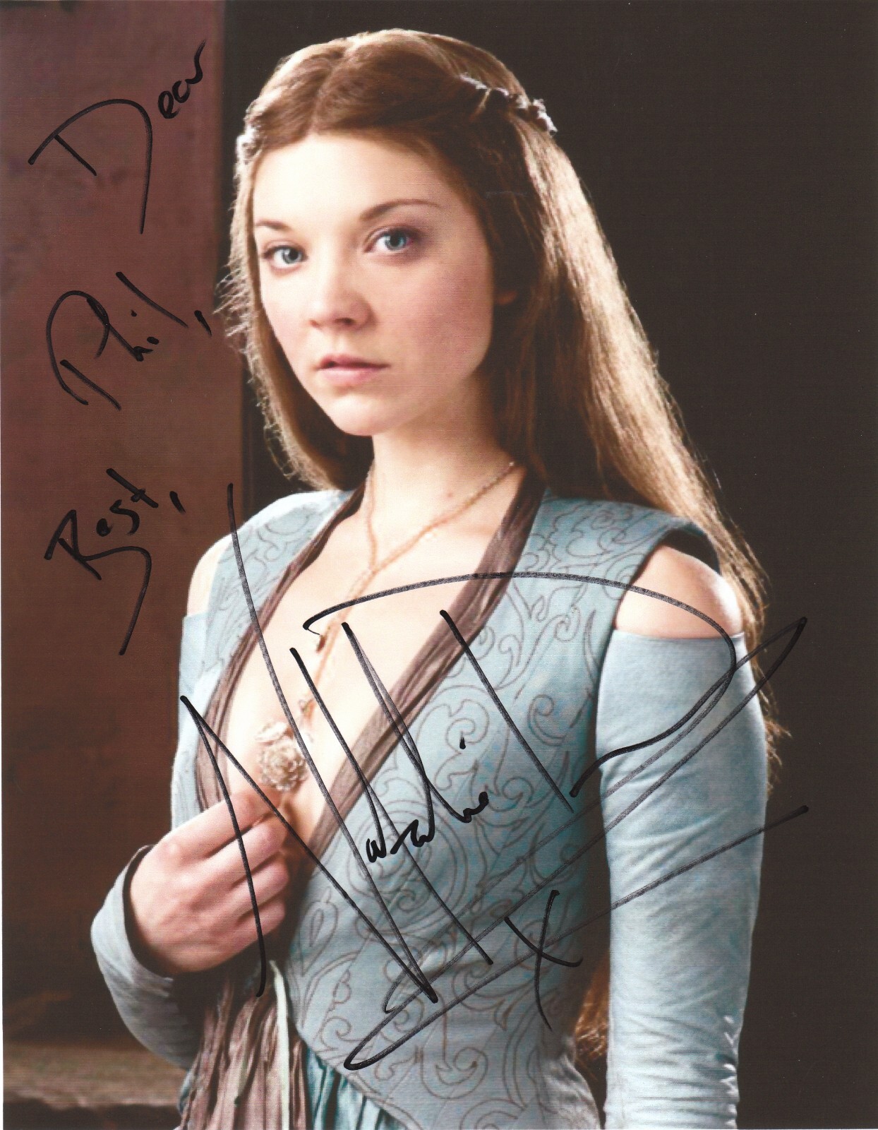 Natalie Dormer ‘Game of Thrones’ Original Autographed 8.5×11 matte photo w/ FSD