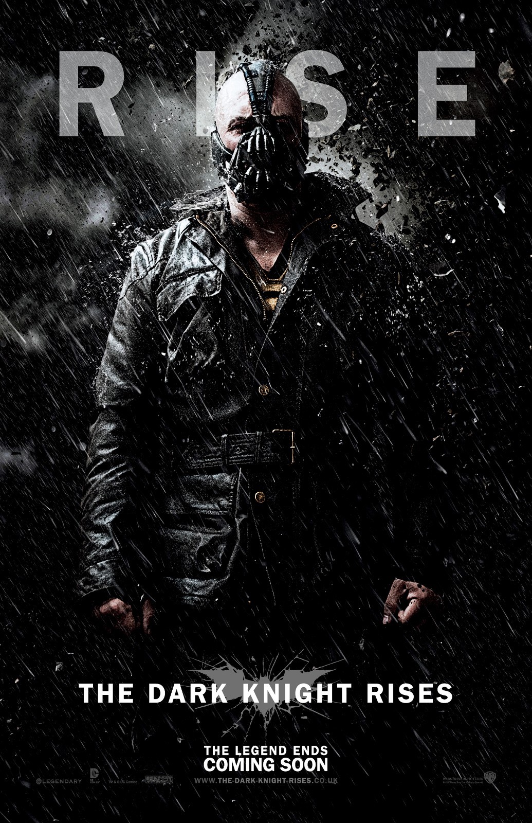 The Dark Knight Rises movie poster : 11″ x 17″ Bane poster