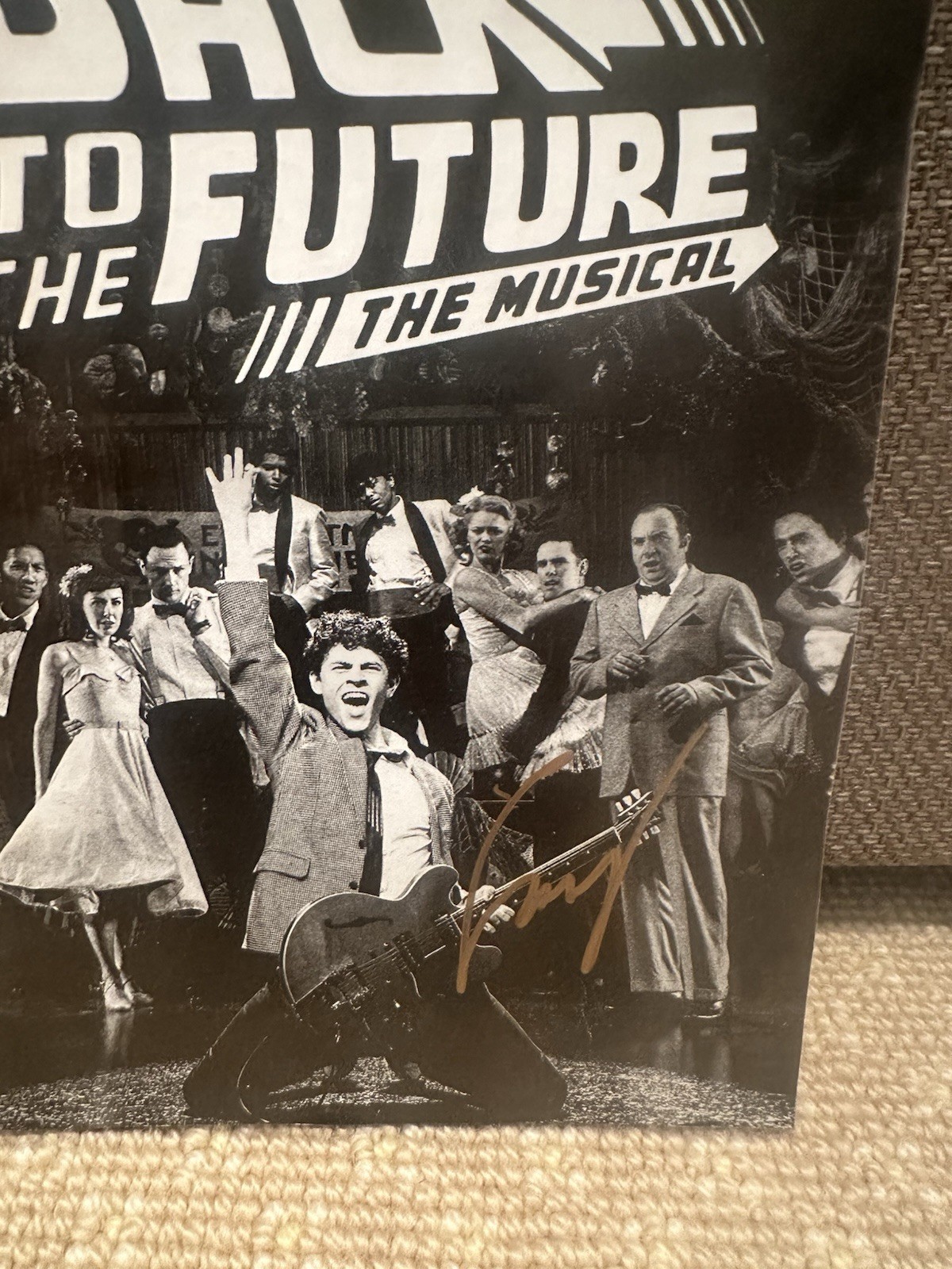 Back To The Future Signed Casey Likes Legacy Broadway Playbill