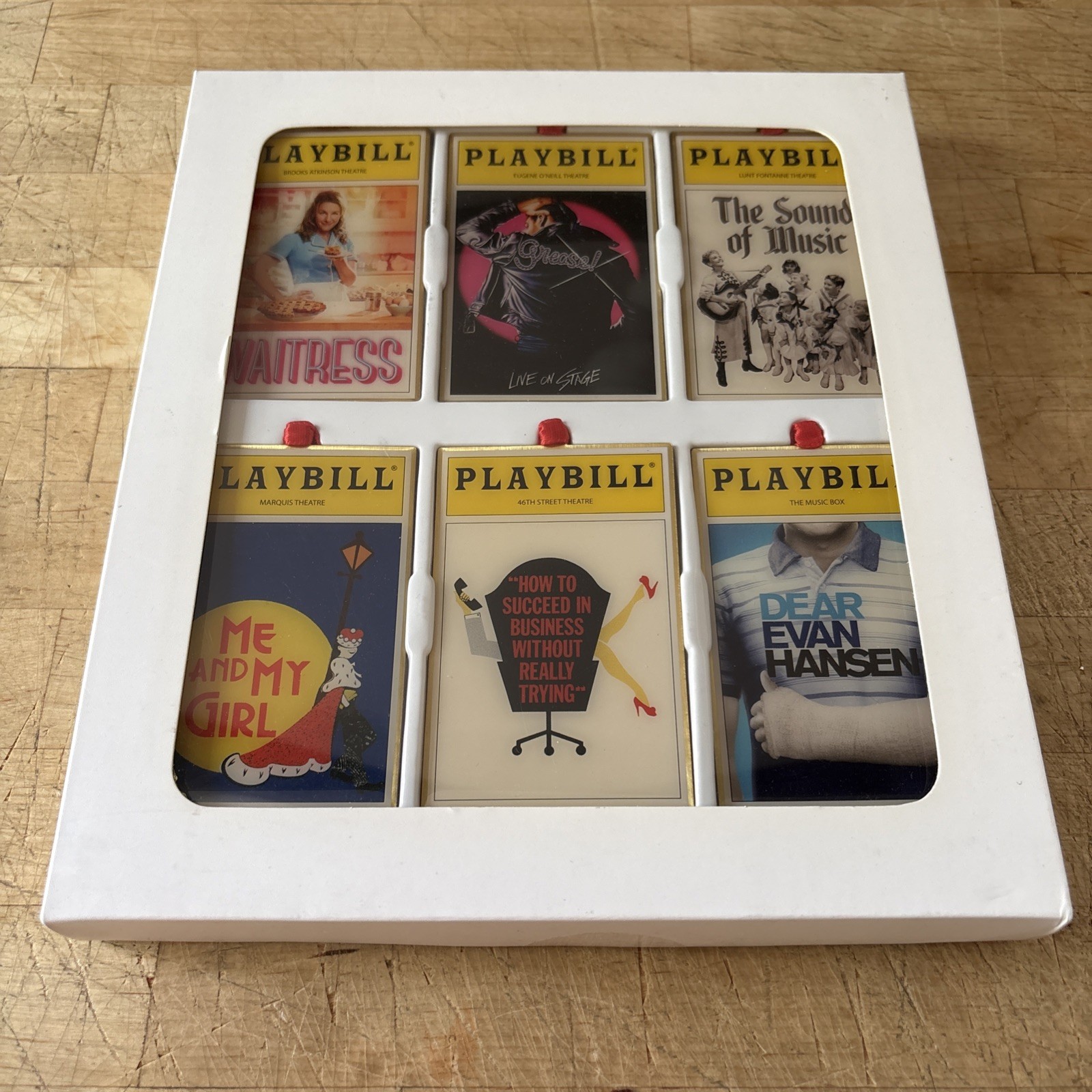 PLAYBILL ORNAMENT Broadway Cares 2020 Collection! NEW IN BOX Sealed DISCONTINUED