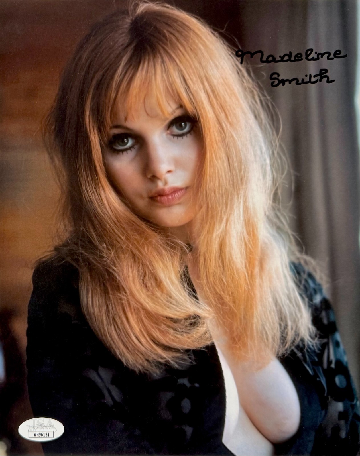 MADELINE SMITH Signed Autographed 8×10 PHOTO Theatre of Blood JSA CERT AH96124