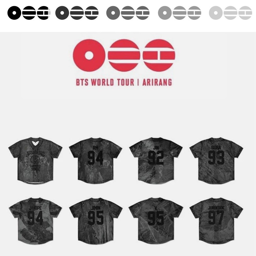 BTS Official Jersey Shirt ARIRANG World Tour Tour Merch / ARMY