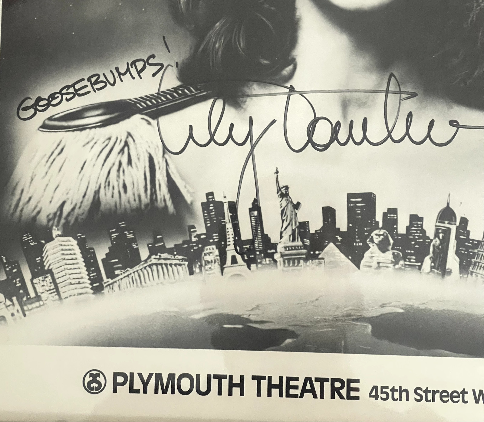 Signed Lily Tomlin Broadway Tony Winning “The Search For Signs” Framed Poster