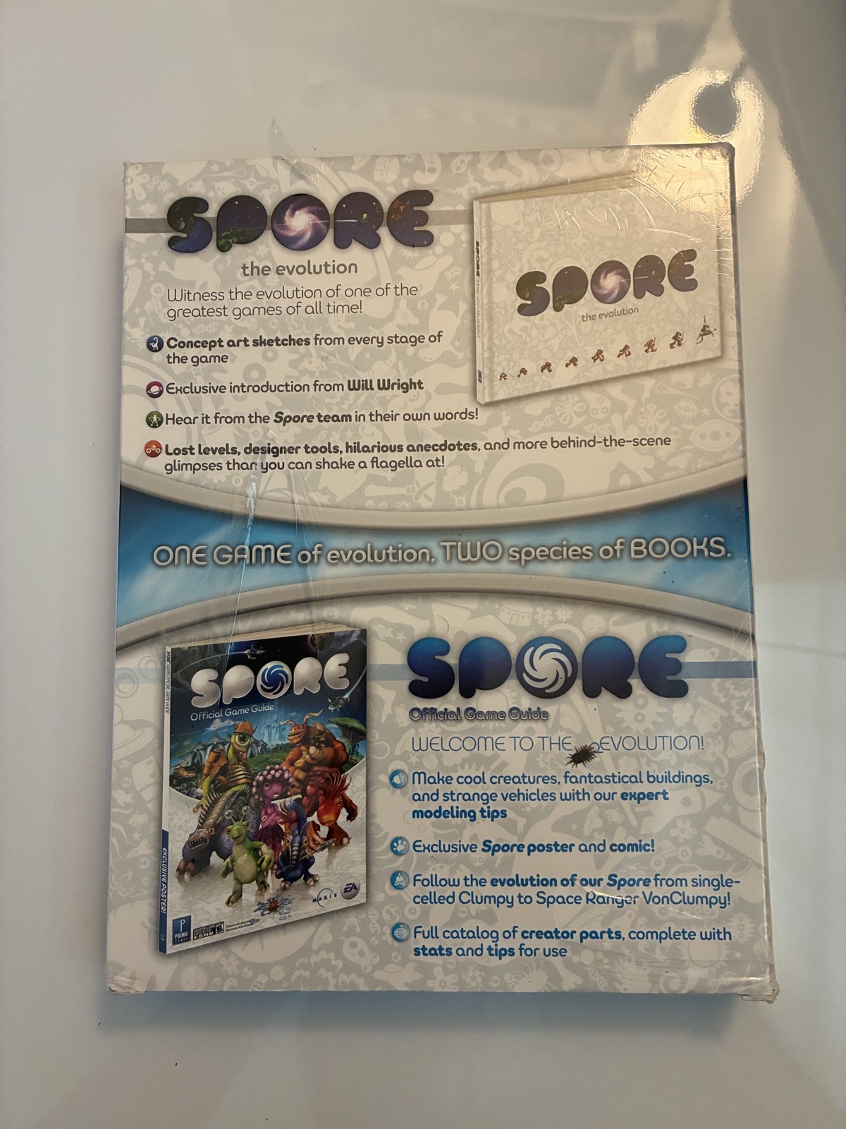 NOS Spore Limited Edition Bundle Prima Games Factory Sealed
