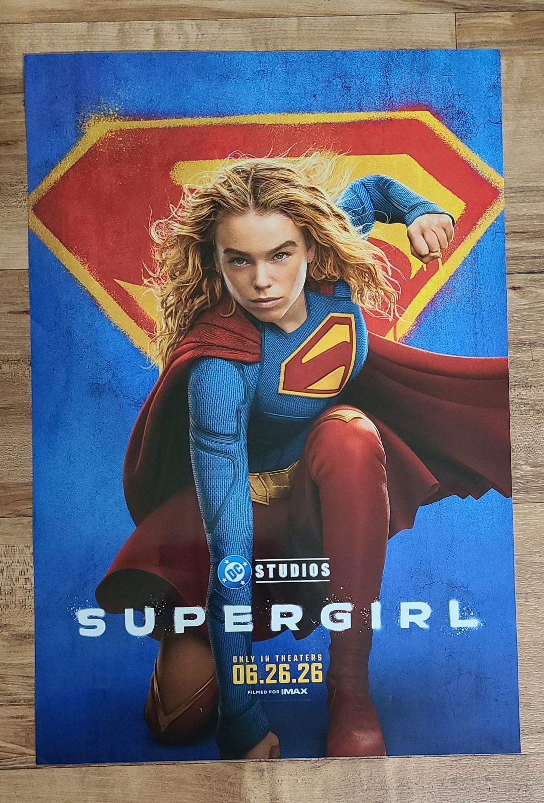 SUPERGIRL (2026) Original Rare Advance Poster 11 x 17 Milly Alcock Jason Mamoa