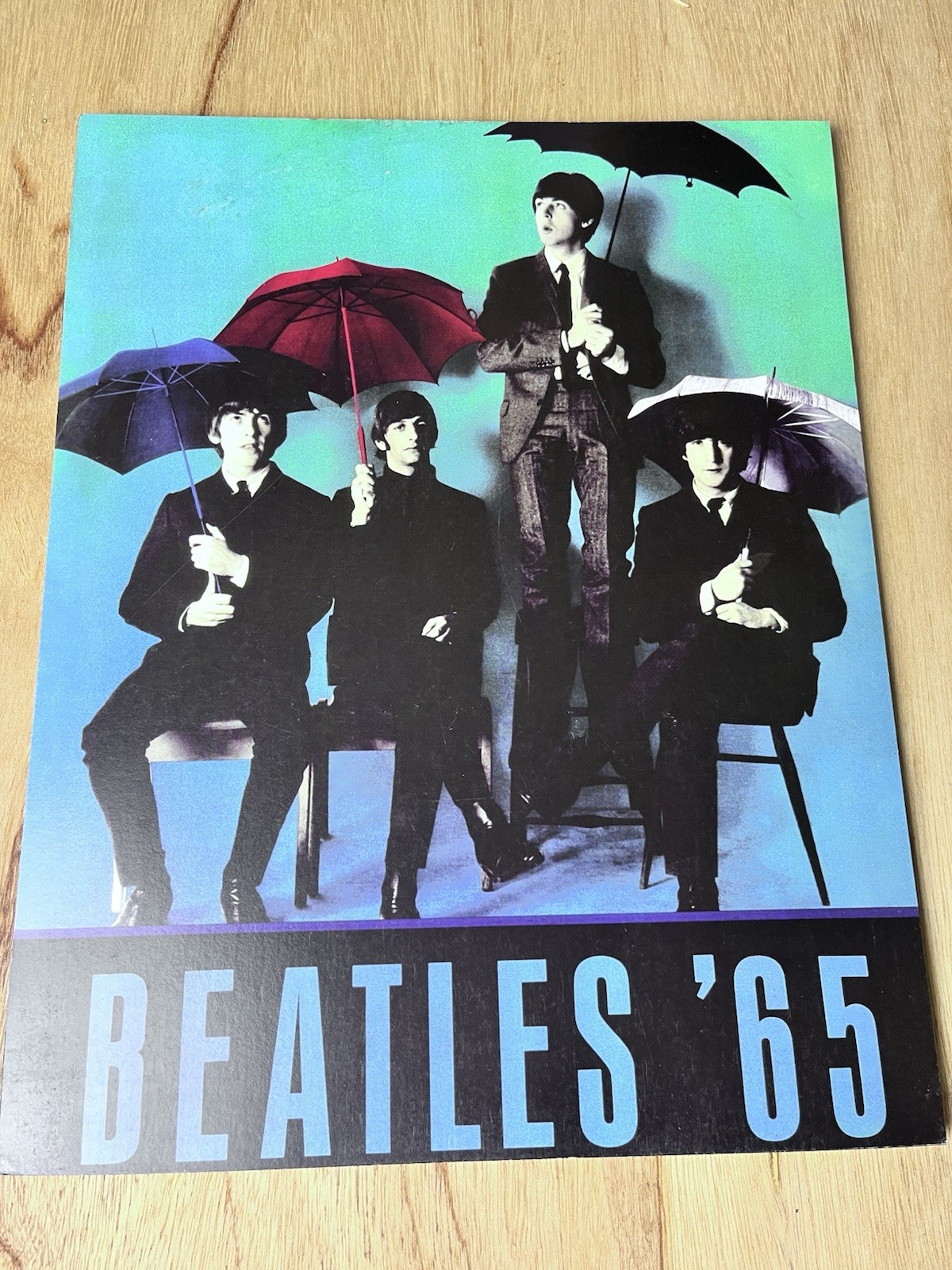 Beatles ’65 Licensed Reprint Poster/Print 11 x 14 Apple Corps Umbrella