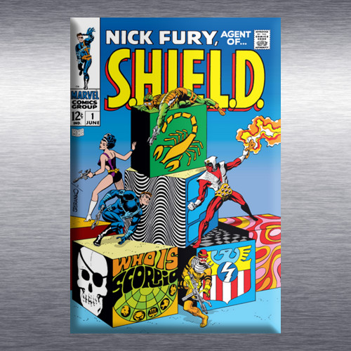 Nick Fury Vol 1 #1, Vintage Comic Cover High Quality Magnet