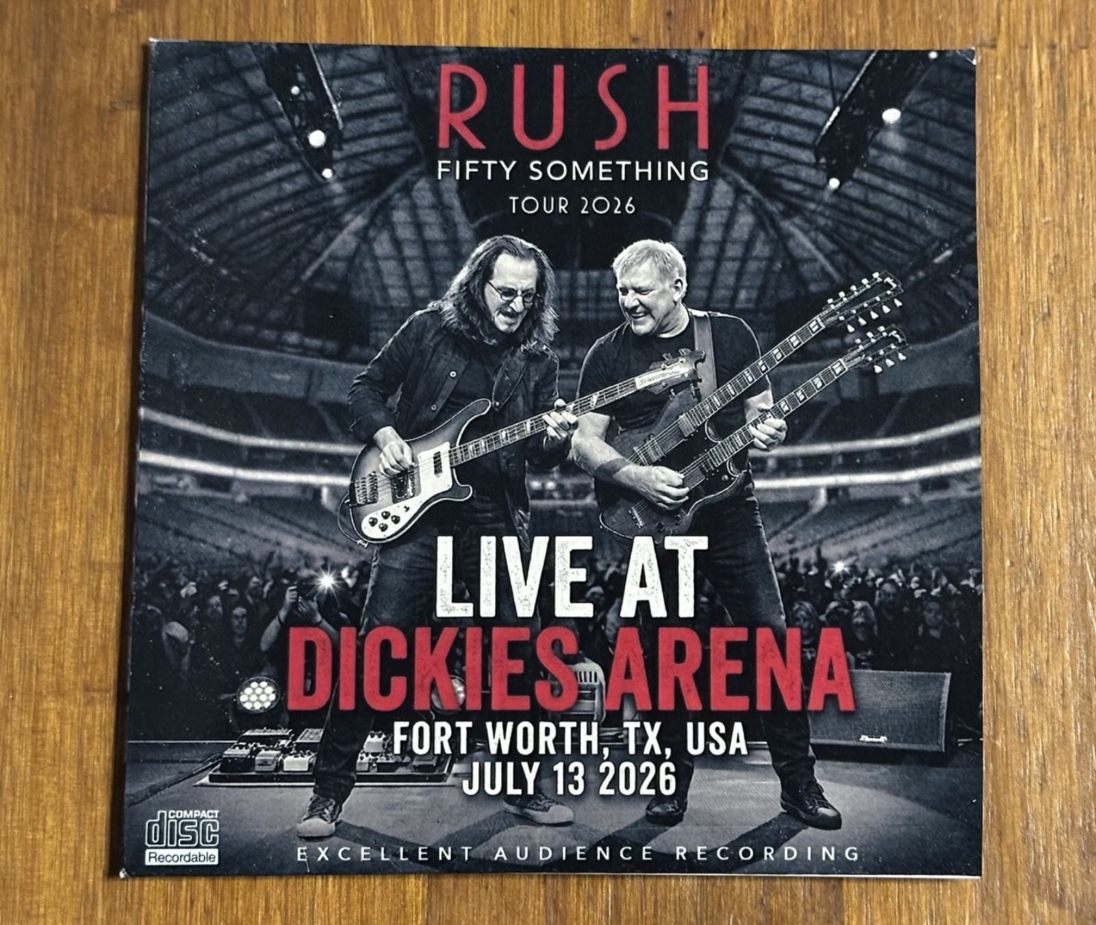 Rush Fort Worth 2026 Complete *EX SOUND* 4CD SET (8CDs)