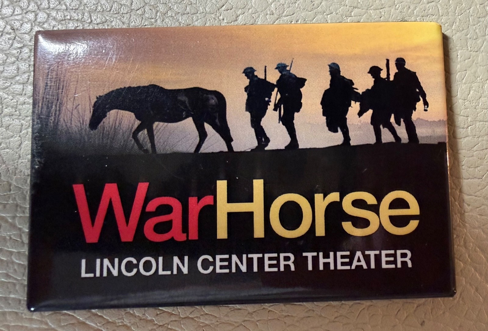 War Horse Lincoln Center Theater Broadway Show Souvenir/Refrigerator Magnet 3×2
