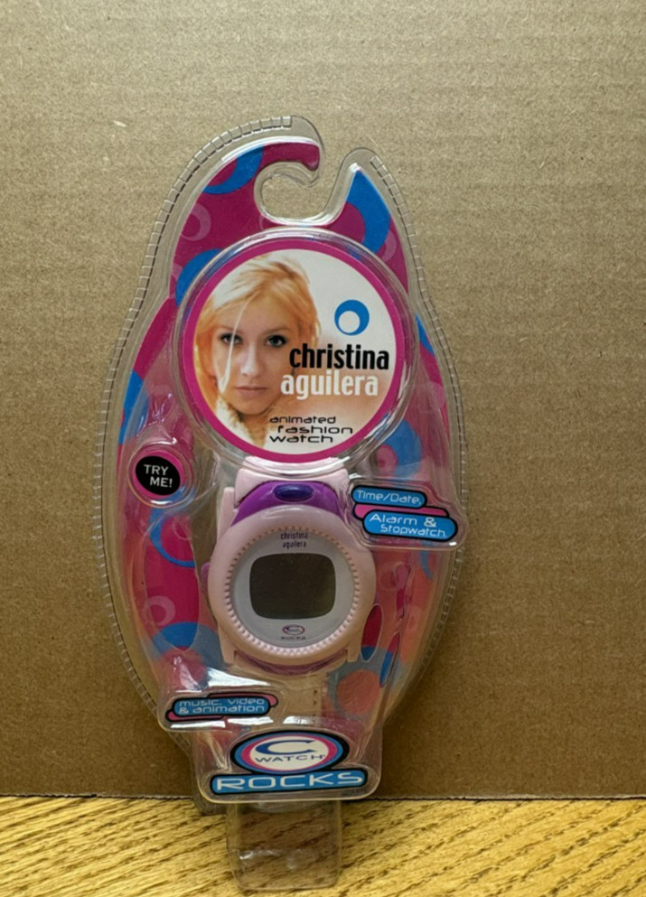Christina Aguilera Vintage Rare Animated Fashion Watch C Watch Rocks 2000 – NEW