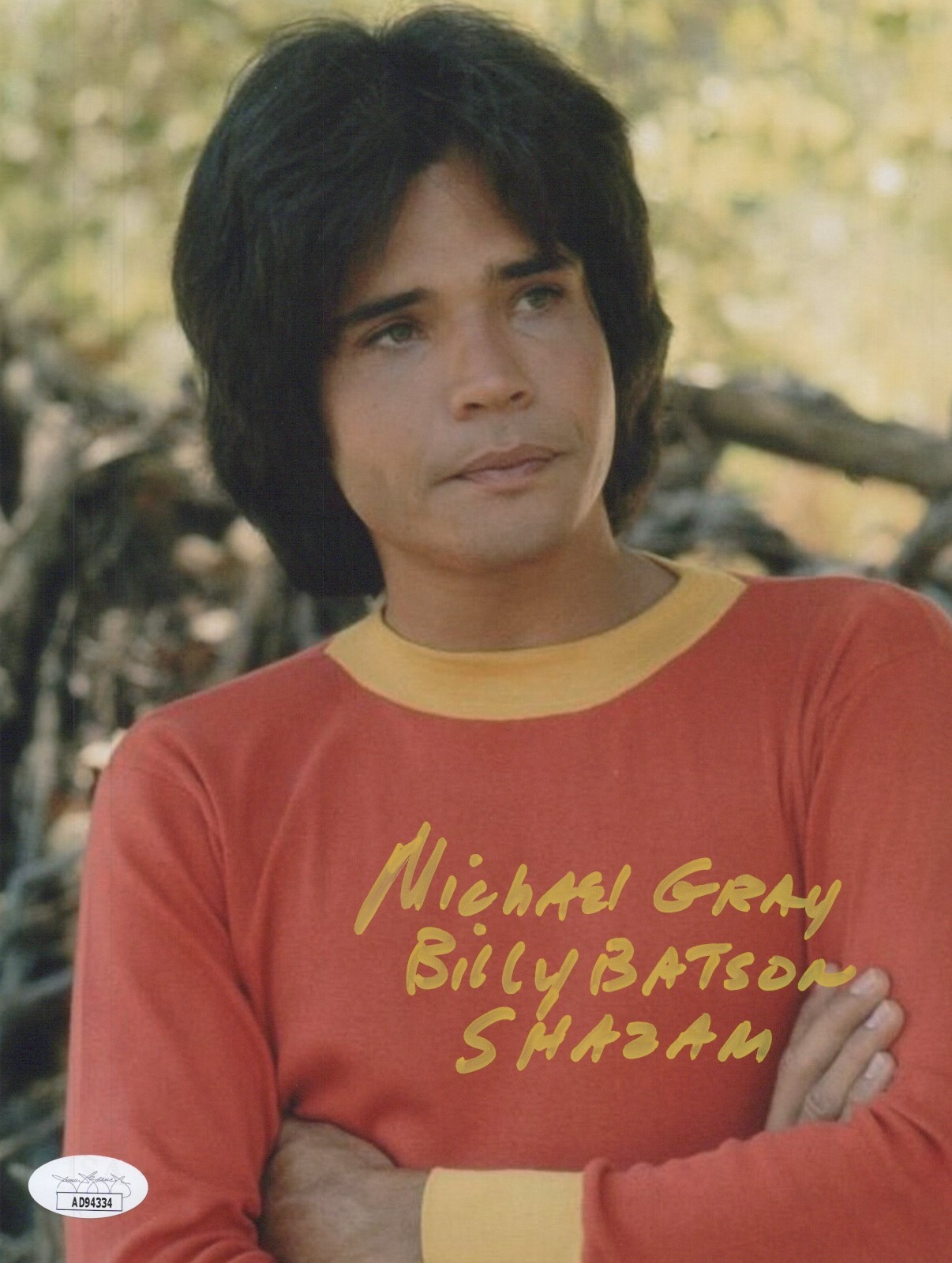 MICHAEL GRAY Hand Signed SHAZAM! 8×10 Photo BILLY BATSON Autograph JSA COA Cert