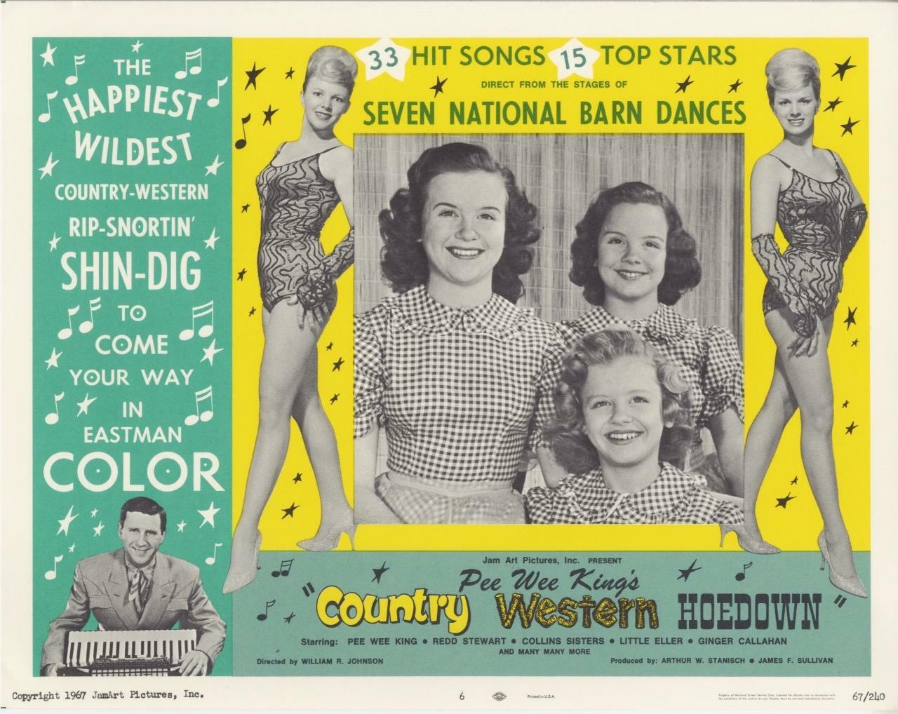 “PEE WEE KING’S COUNTRY WESTERN HOEDOWN”-ORIGINAL LOBBY CARD-#6