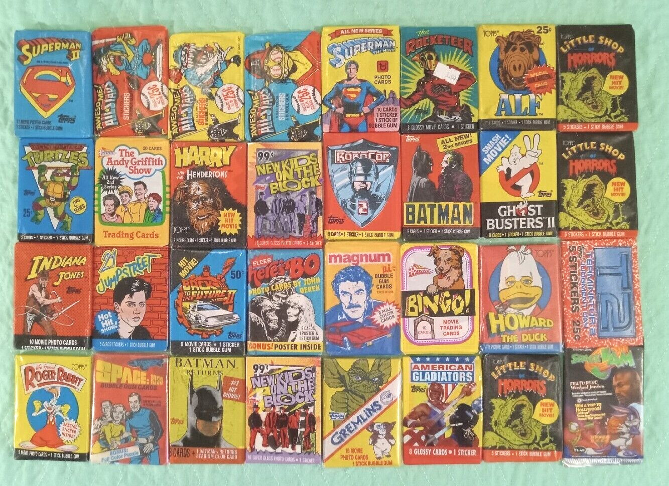 1970s-1990s Sci-Fi TV & Movie Trading Card Wax Pack Collection-Your Choice