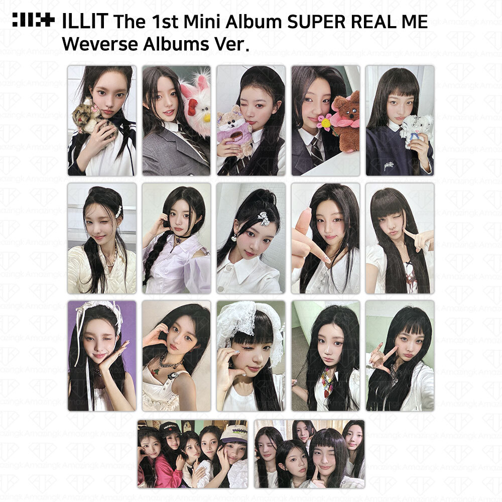 ILLIT The 1st Mini Album Super Real Me Weverse Albums Ver Official Photocard
