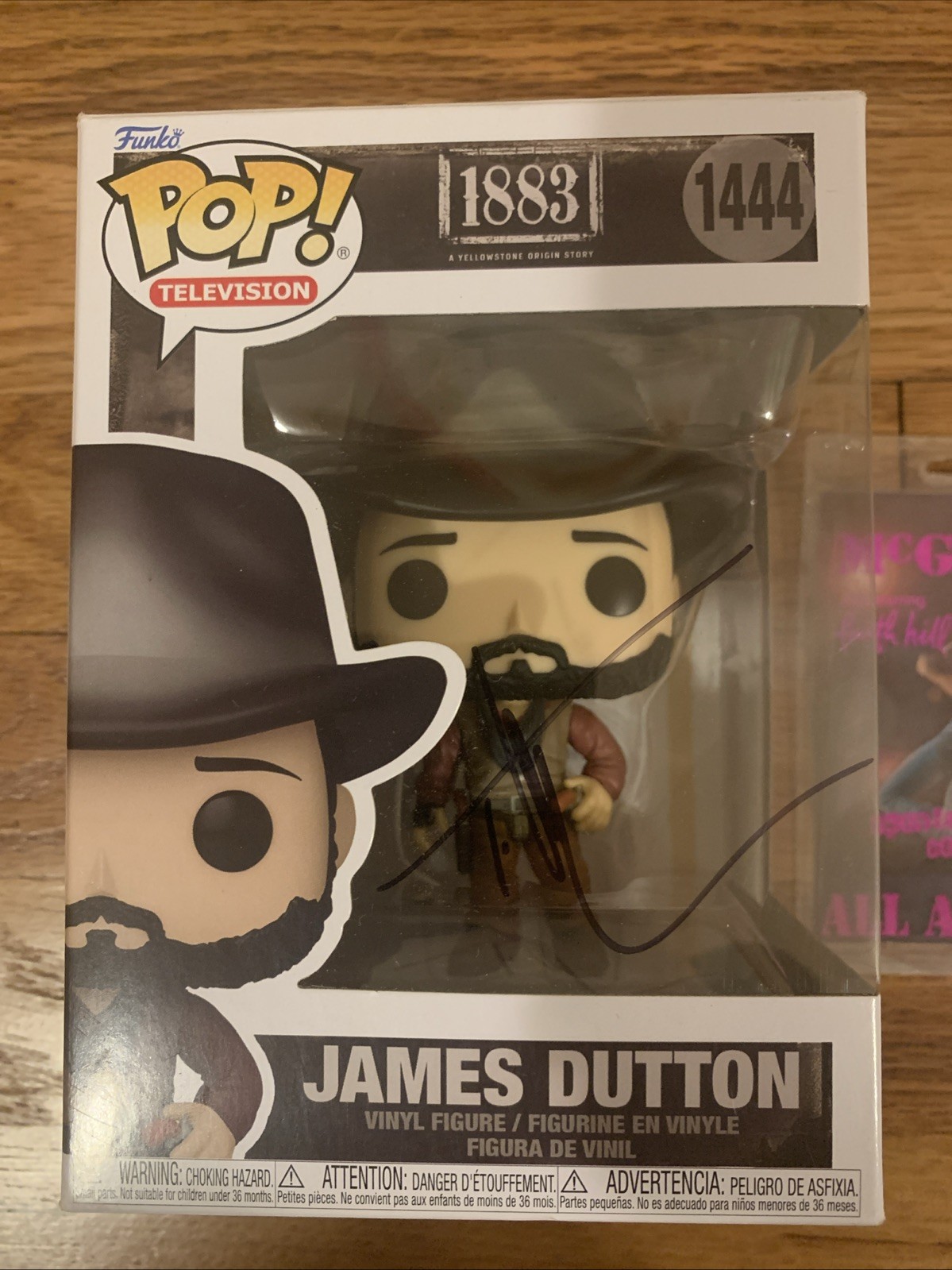 Tim McGraw Signed James Dutton Funko 1883 Autographed COA With All Access Pass
