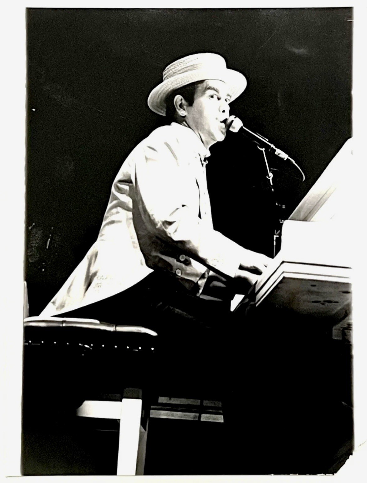 1984 Elton John Original 6 X 8 Press Photo By London Features International