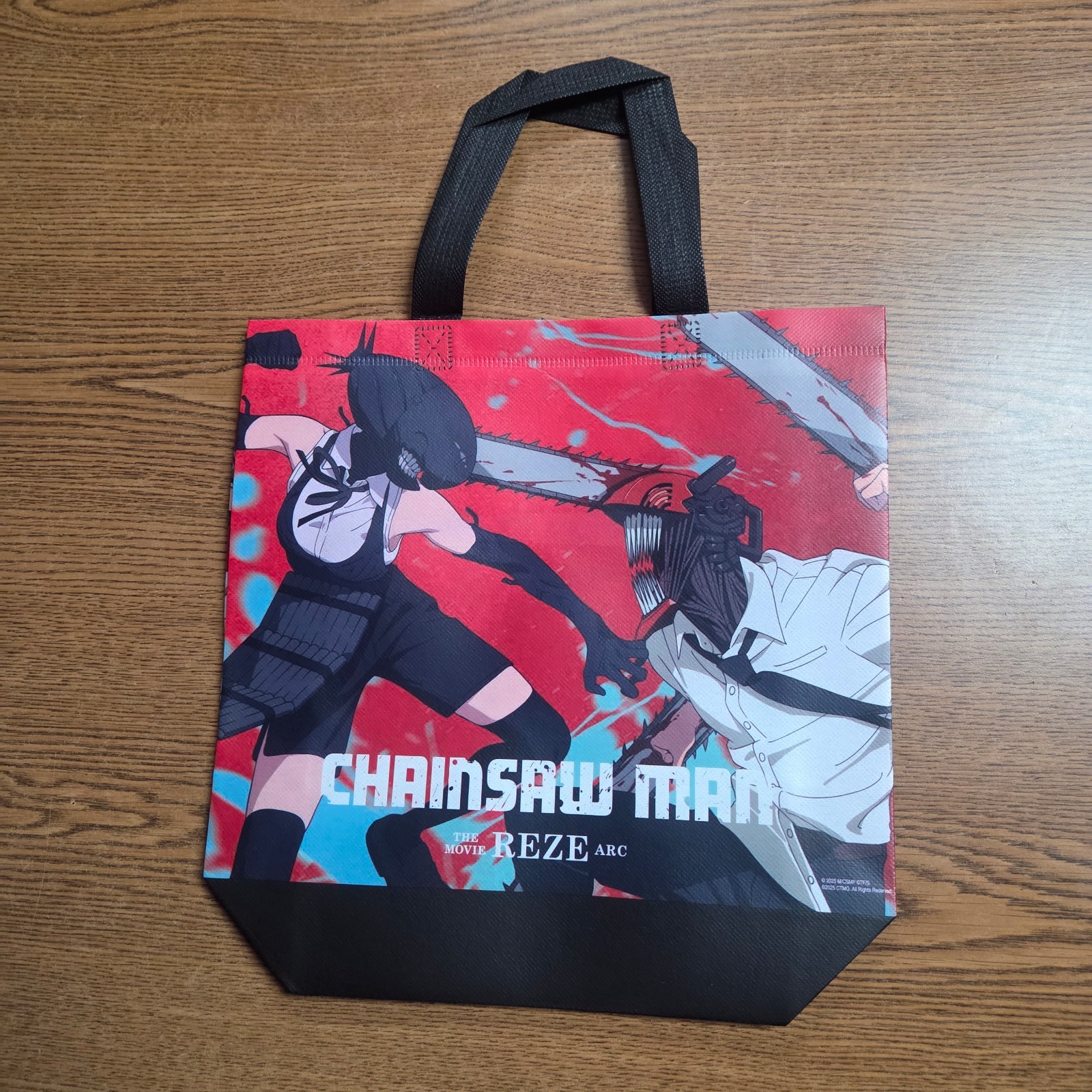 Chainsaw Man Movie Reze Arc 2025 Movie Theater Promotional Collectible Tote Bag