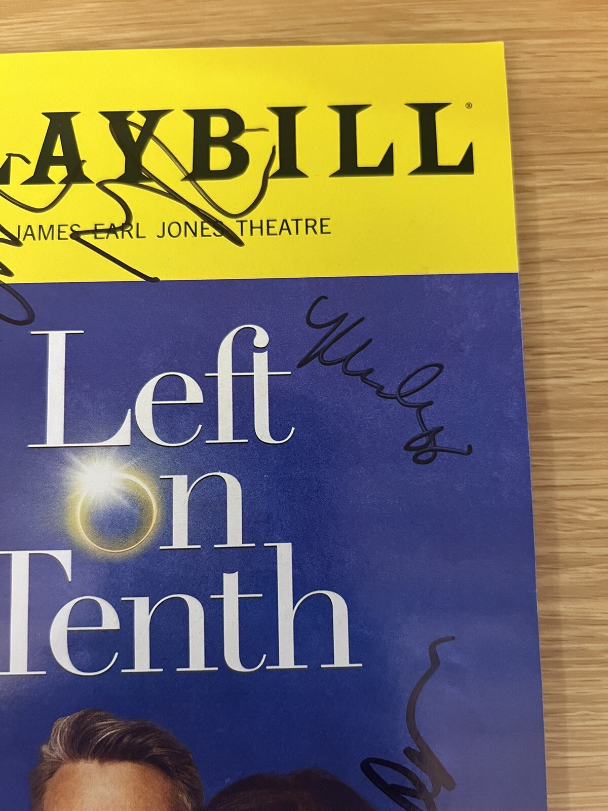 LEFT ON TENTH FULL CAST SIGNED PLAYBILL BROADWAY NYC MARGULIES, PETER GALLAGHER